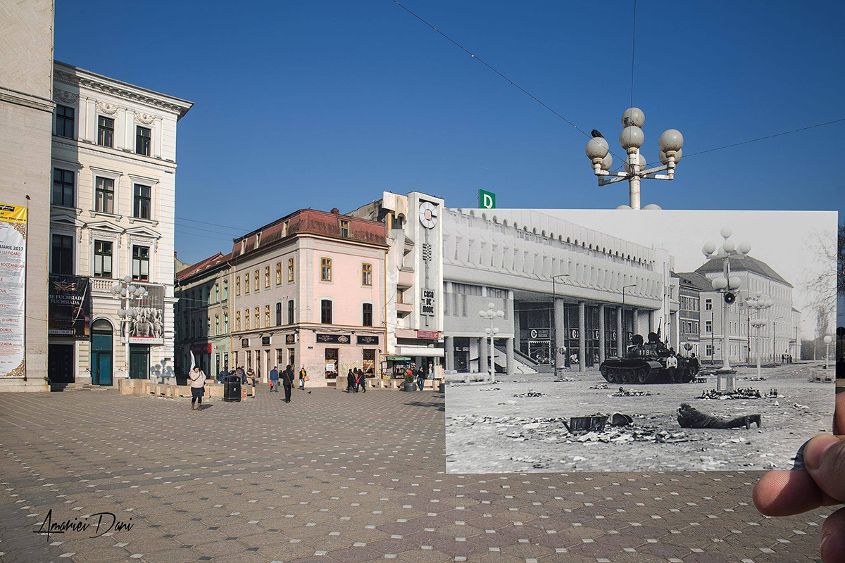 GALERIE FOTO/ Timişoara, la 29 de ani după Revoluţie. Cum arată azi locurile unde, în 1989, s-a murit pentru libertate