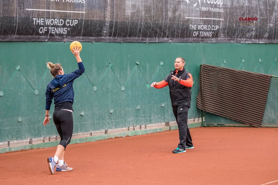 Simona Halep se pregătește cu zâmbetul pe buze pentru confruntarea cu Marea Britanie din Fed Cup | GALERIE FOTO&VIDEO
