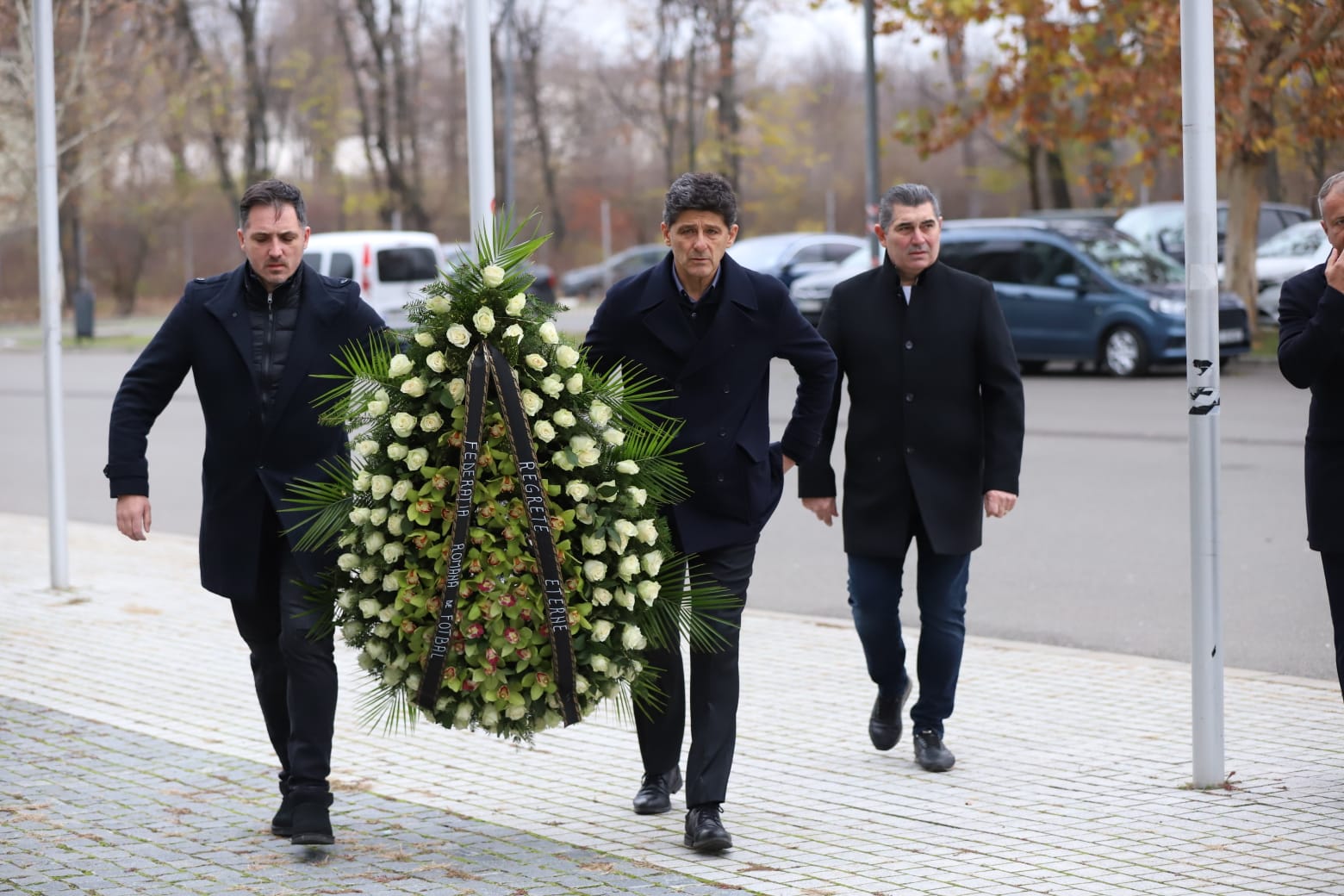 Primele imagini de la Arena Națională. Sicriul cu Helmut Duckadam a ajuns la sectorul VIP