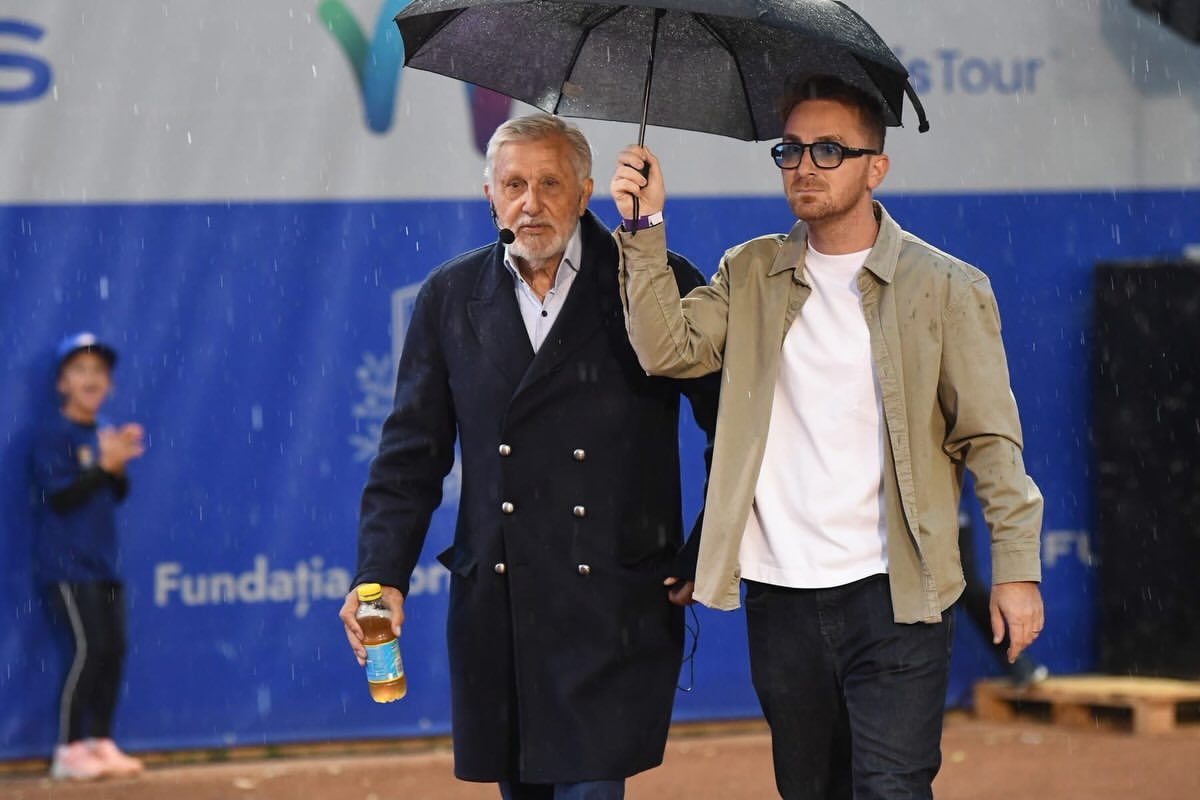 Mihai Bobonete și Horia Brenciu au jucat tenis pe ploaie pentru a ajuta un copil bolnav