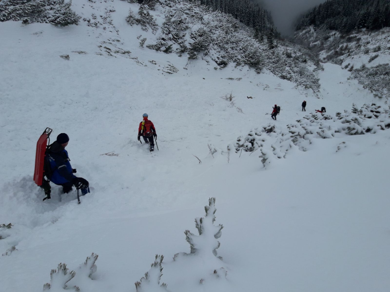 UPDATE: Turistul surprins de avalanșă în Munții Parâng a murit. N-a ținut cont de recomandările salvamontiștilor