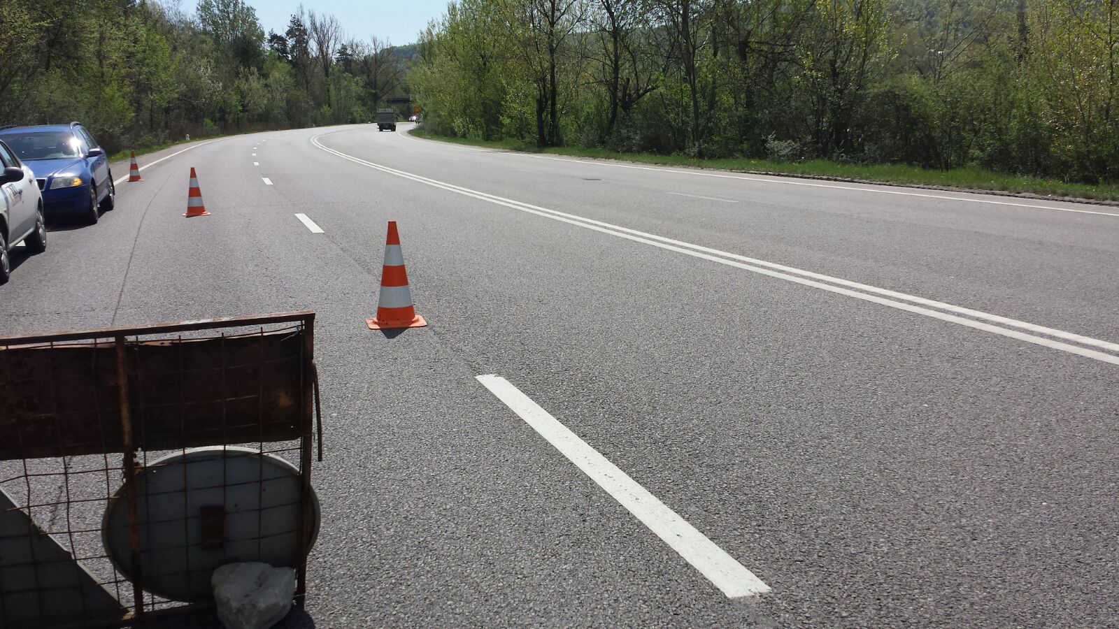 Surpare de teren pe DN1! Trafic restricţionat! GALERIE FOTO