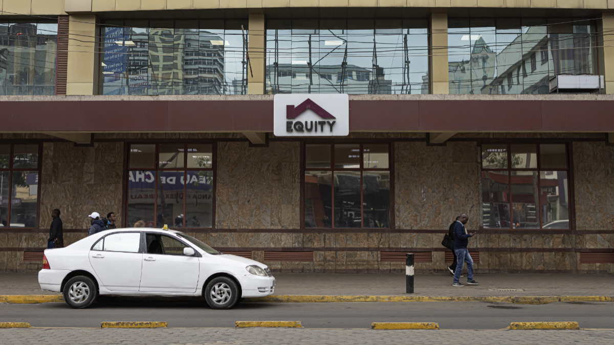 An Equity Group Holdings Plc bank branch in Nairobi, Kenya, on Wednesday, July 5, 2023. [Photo: Patrick Meinhardt/Bloomberg via Getty Images]