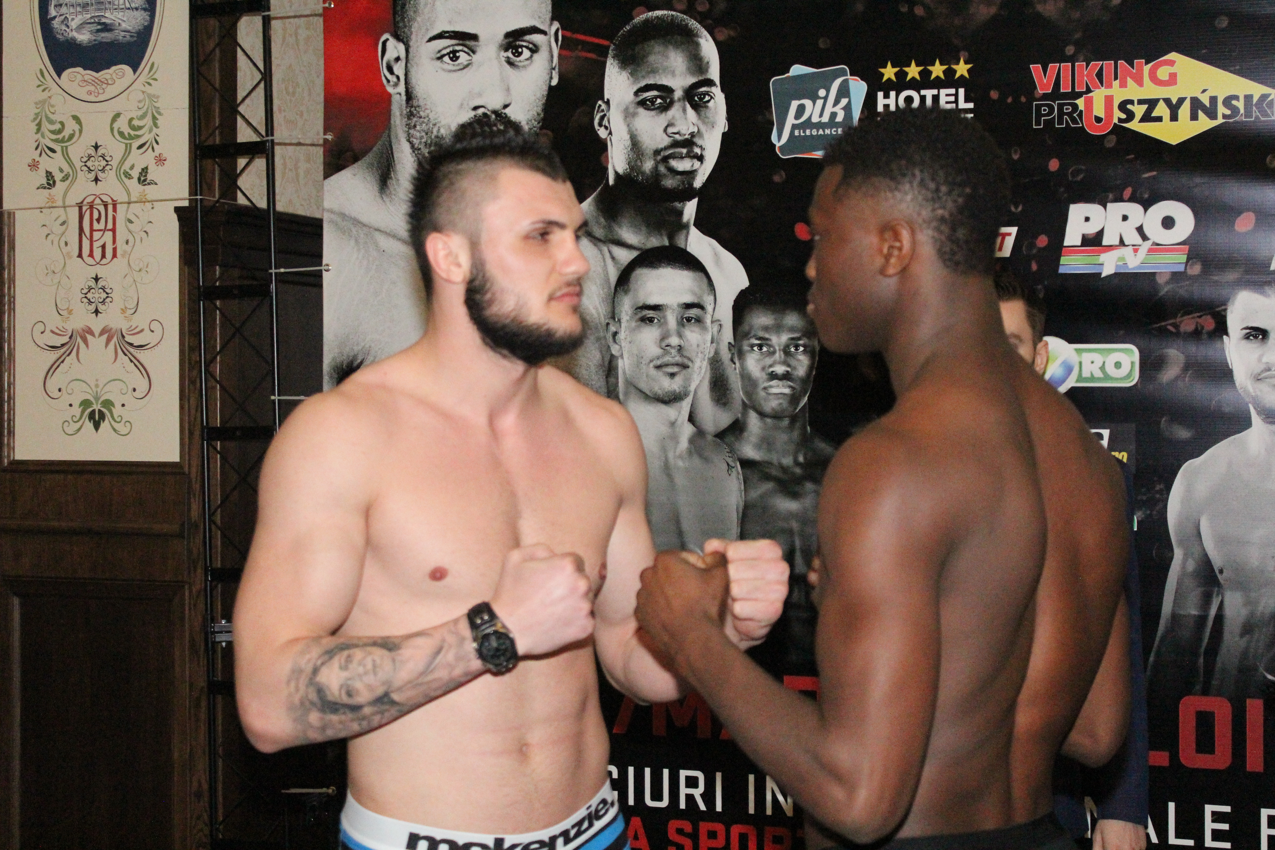 Luptătorii de la Superkombat Ploiești s-au confruntat pentru prima dată la cântarul oficial / GALERIE FOTO