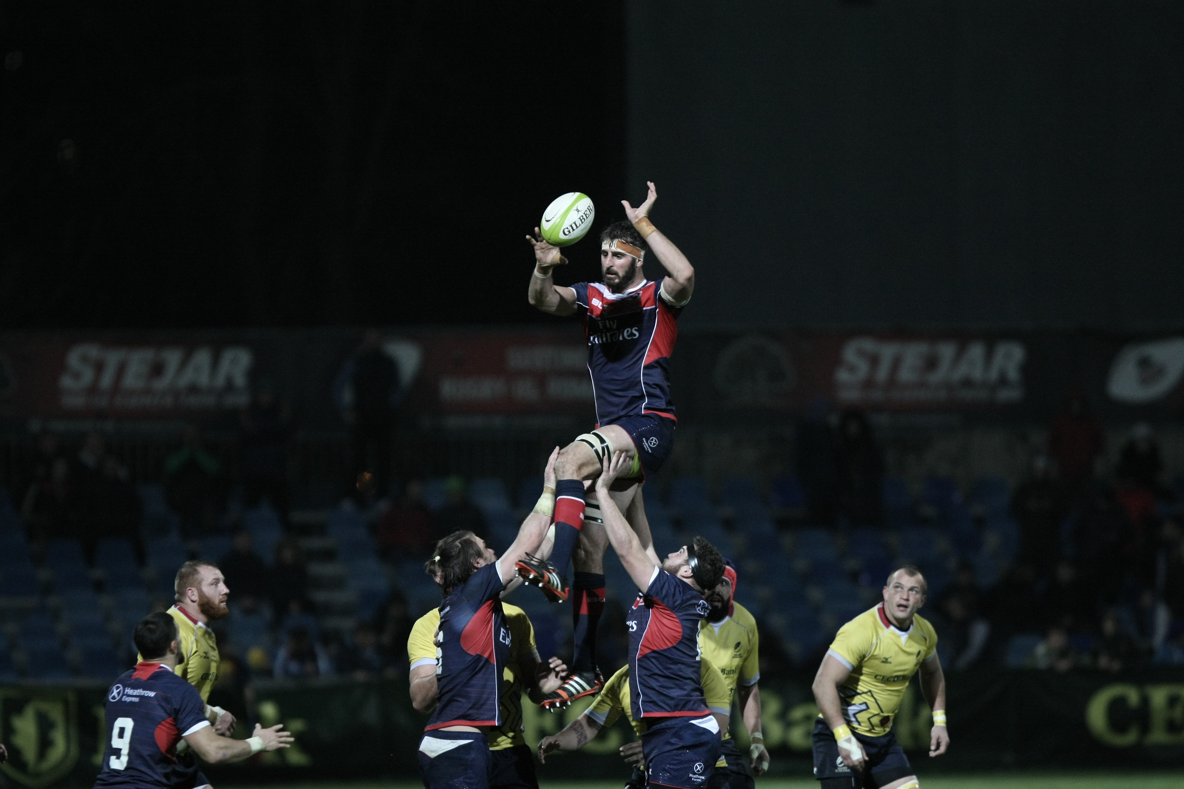 România a învins SUA la rugby. Florin Vlaicu a devenit cel mai selecţionat jucător român din istorie | GALERIE FOTO