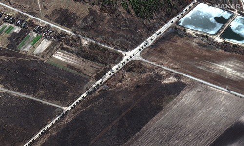 În așteptarea uriașului convoi militar rus: teama locuitorilor din Kiev, văzută prin ochii BBC