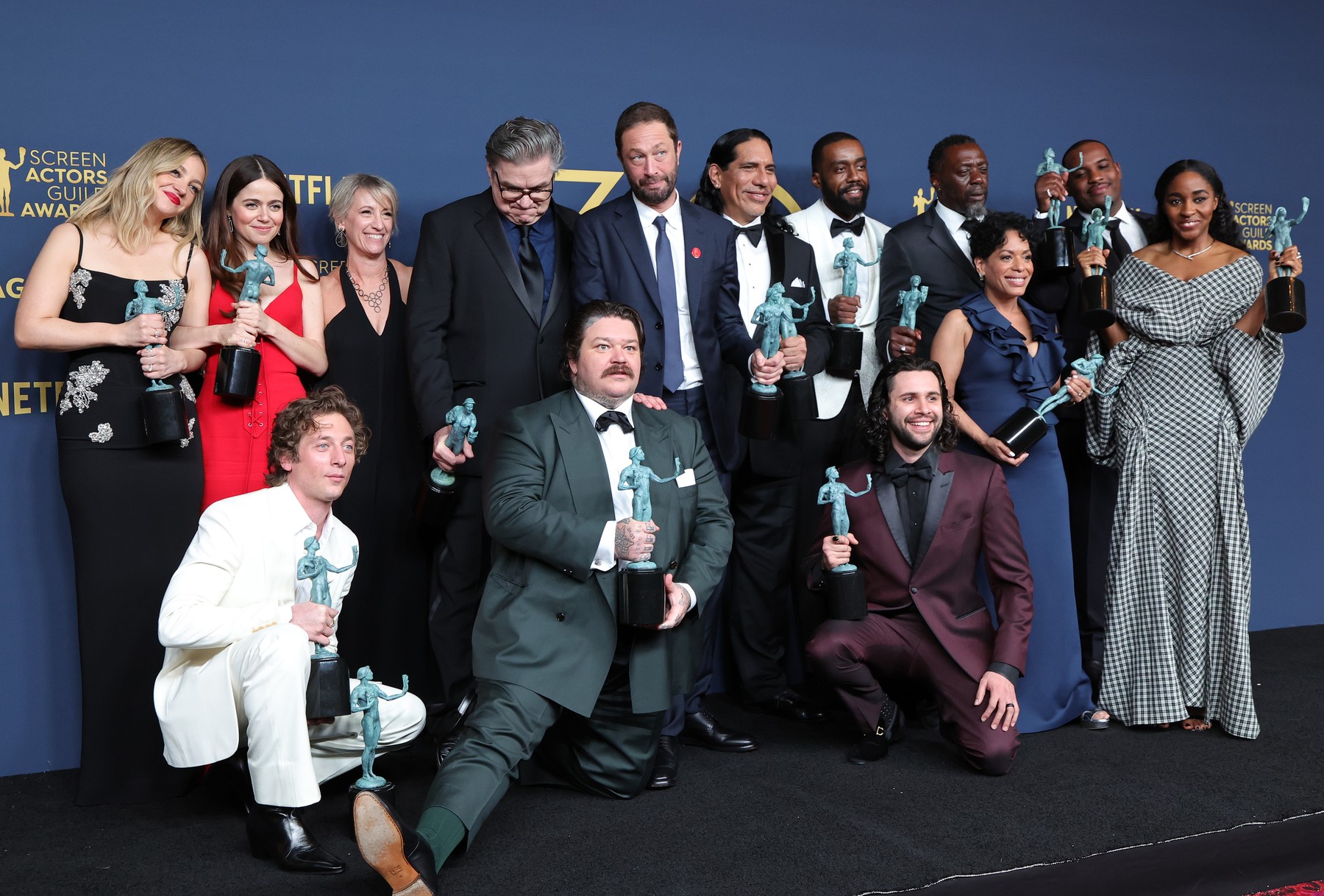 Vedete pe covorul roșu la SAG Awards 2024. Jennifer Aniston și Margot Robbie au avut ținute spectaculoase. FOTO