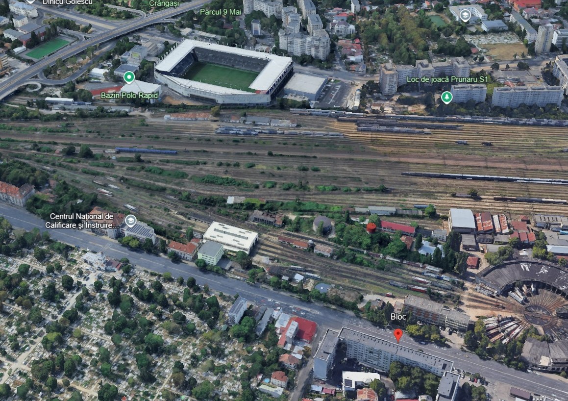 Locuitorii cartierului Grivița din București se plâng de poluarea cauzată de locomotive: „E imposibil să deschizi geamul”