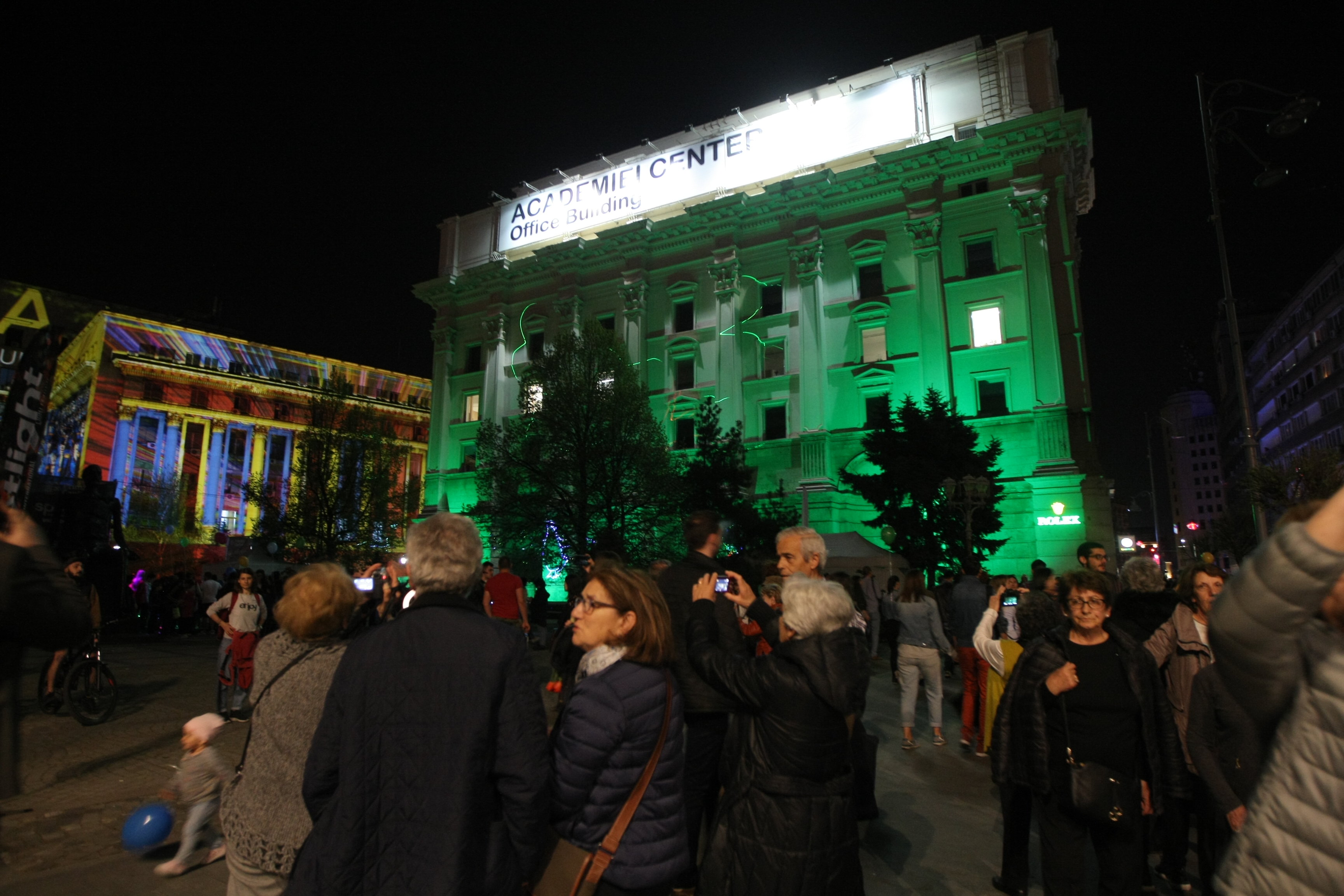 VIDEO. Spotlight 2018 - Bucharest International Light Festival a început! Clădiri emblematice, incluse în premieră în proiect