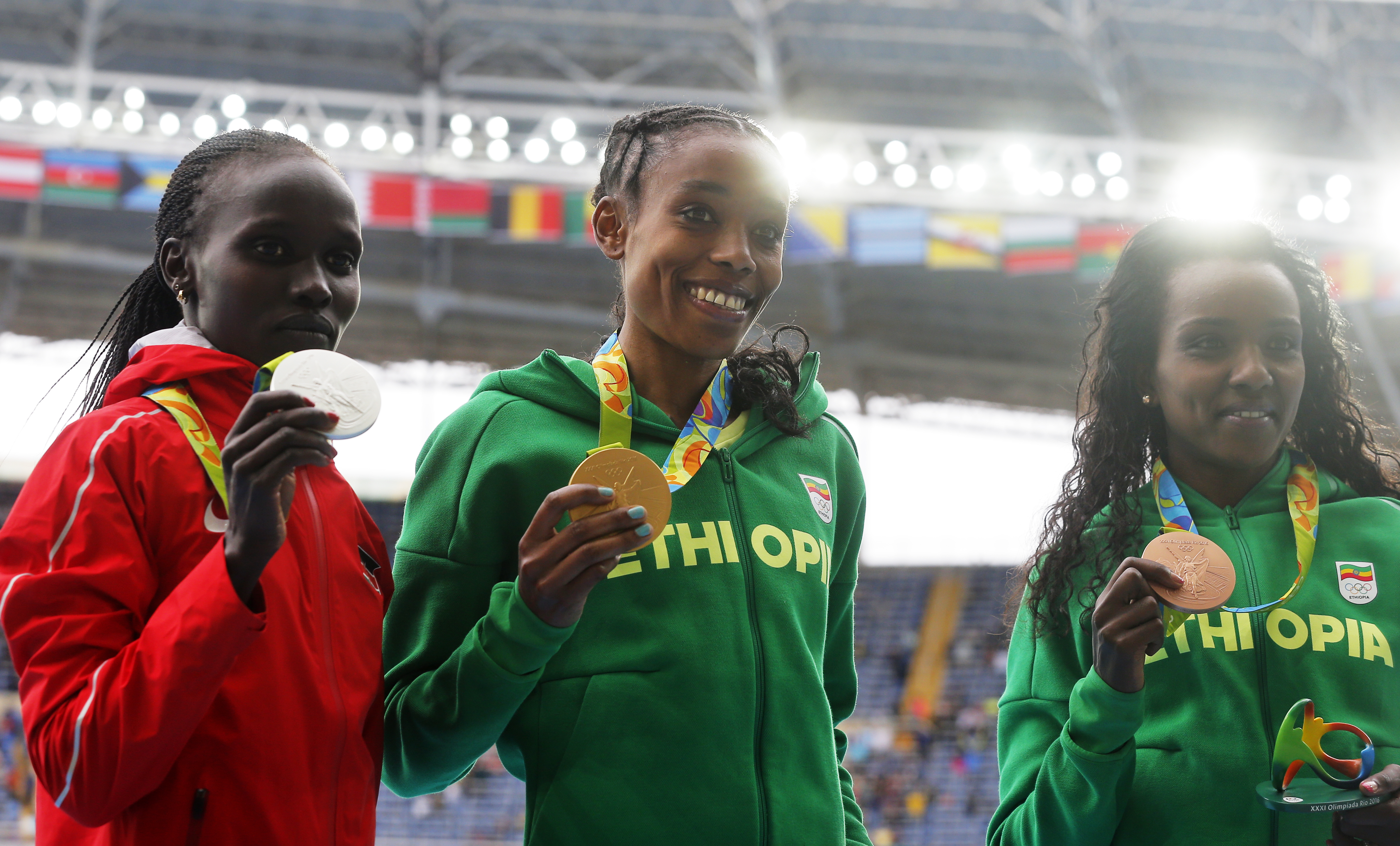 Jocurile Olimpice. Etiopianca Almaz Ayana, aur și record mondial în proba de 10.000 m / GALERIE FOTO