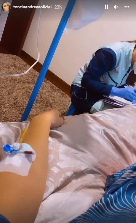 Andreea Tonciu, pe perfuzii înainte de a pleca la „Survivor România”. Ce probleme de sănătate are: „Îmi revin cât de curând”