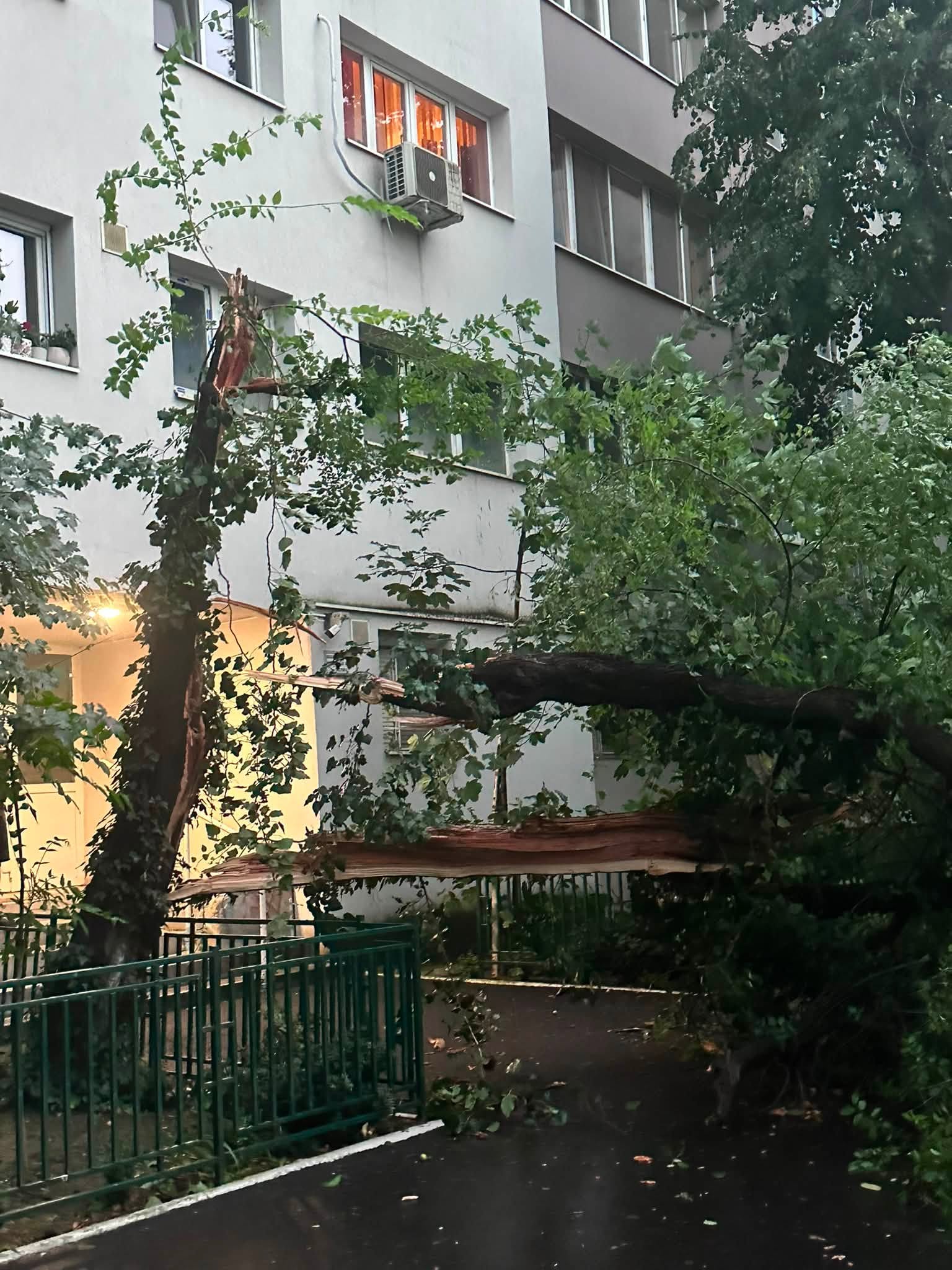 Furtună puternică în București: ANM a emis un cod portocaliu de vijelii și grindină pentru această seară. A fost emisă avertizare RO-Alert