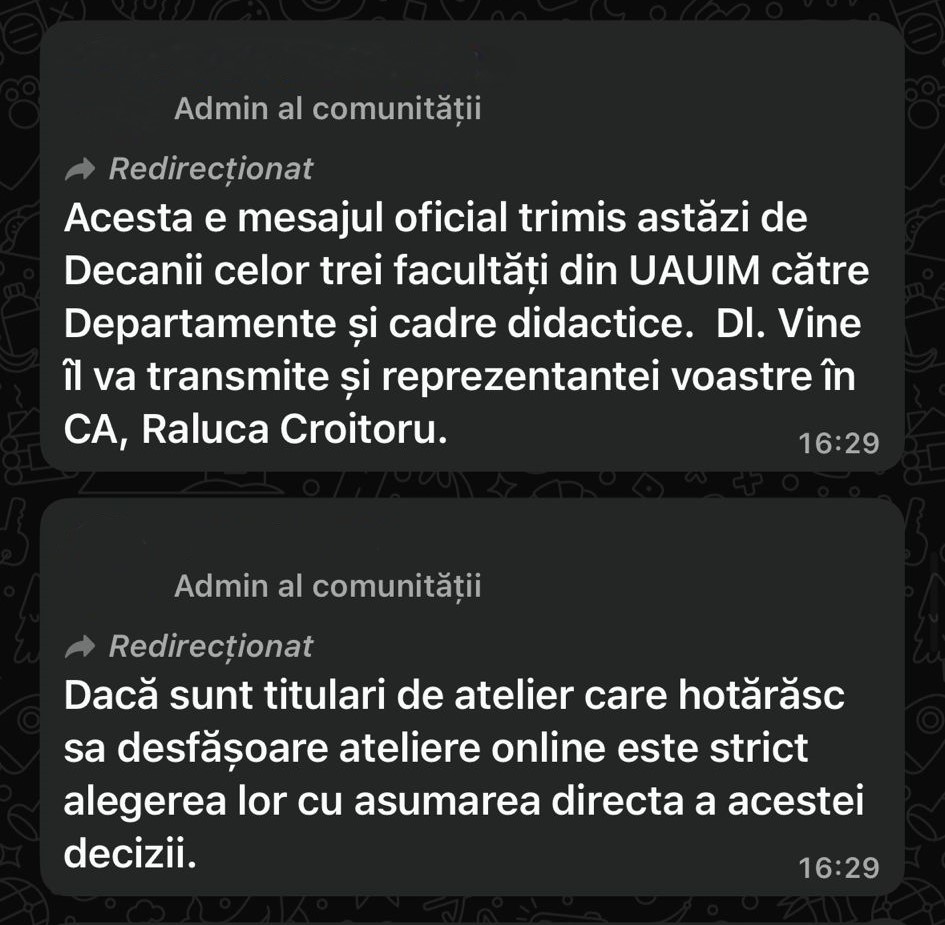 Universitatea de Arhitectură „Ion Mincu”, invadată de ploșnițe și șobolani. Mulți studenți refuză să mai participe la cursuri
