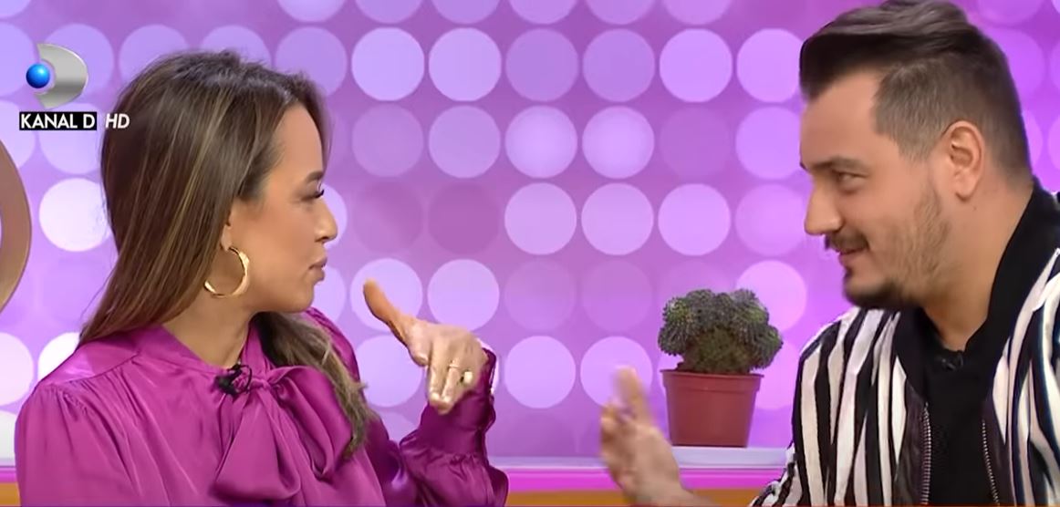 Andreea Raicu, deranjată de Bursucu în direct la TV: „Am pretenţia să mă asculţi”. Teo Trandafir a ieșit din platou
