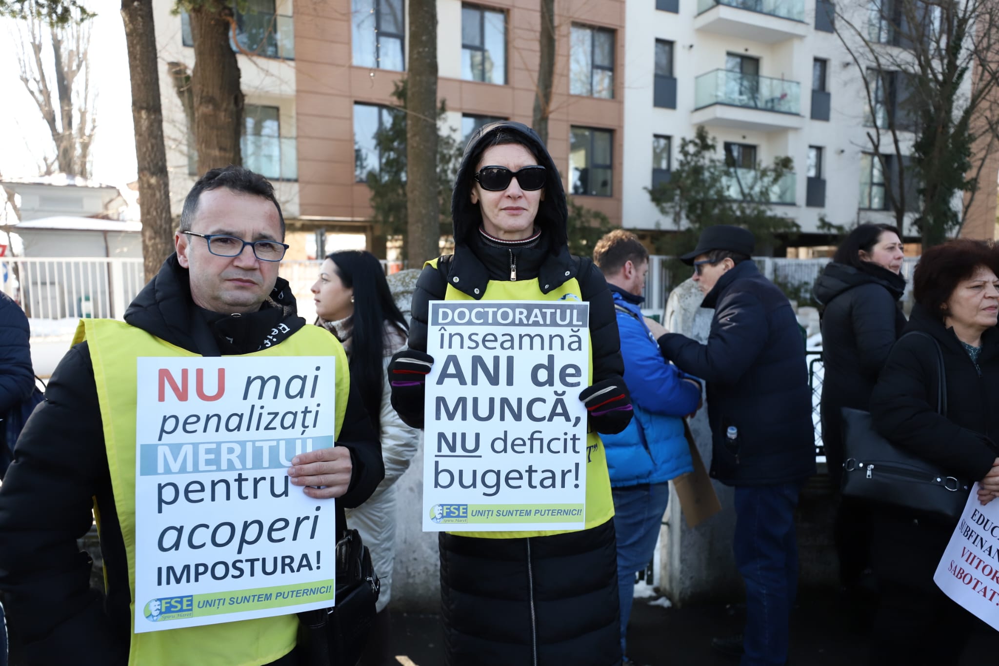 Sindicatele din Educație, protest în fața Palatului Cotroceni. Sunt așteptați să iasă în stradă peste 500 de profesori și studenți