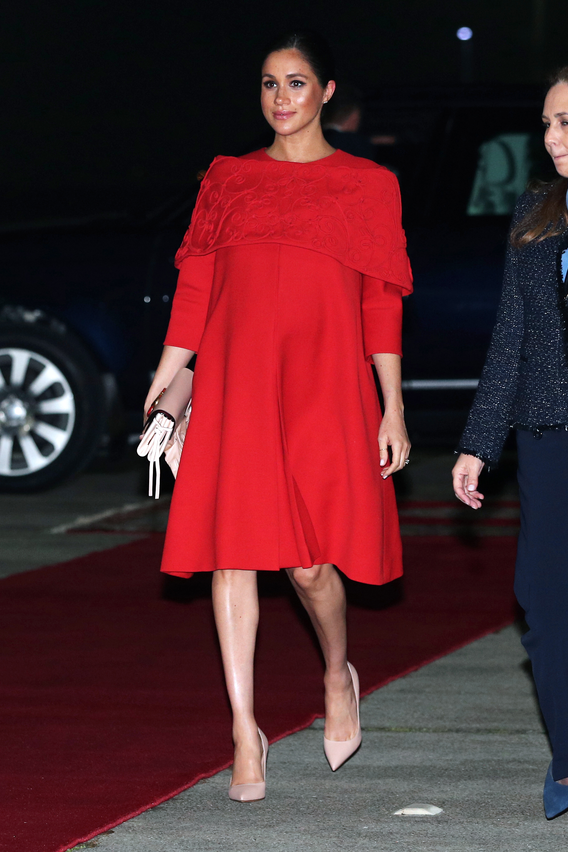 FOTO | Meghan Markle, la ultima vizită oficială din străinătate, înainte să nască. Ducii de Sussex sunt în Maroc