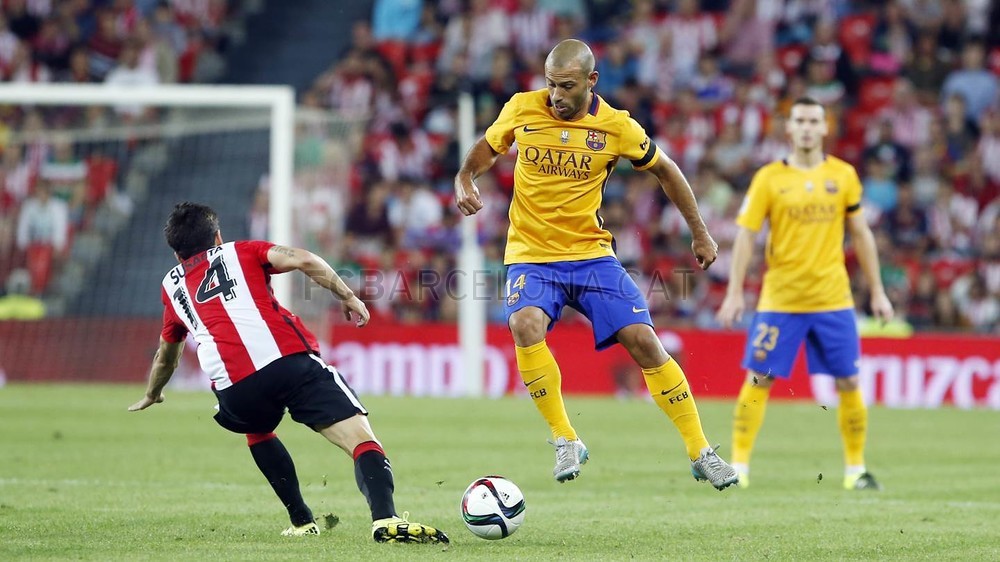 Barcelona a fost masacrată de Athletic Bilbao în prima manşă din Supercupa Spaniei. ^Başcii au deschis scorul de la mijlocul terenului / VIDEO