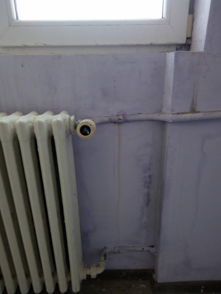 FOTO/ Apartamentele repartizate medicilor de la Spitalul de Psihiatrie Galați, pline de gunoaie, cu pereți scorojiți, țevi ruginite și geamuri sparte