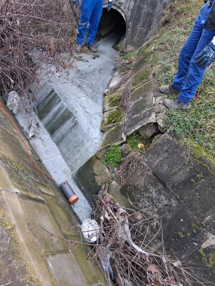 Ismeretlen eredetű szennyezés a tatabányai ipari parkban