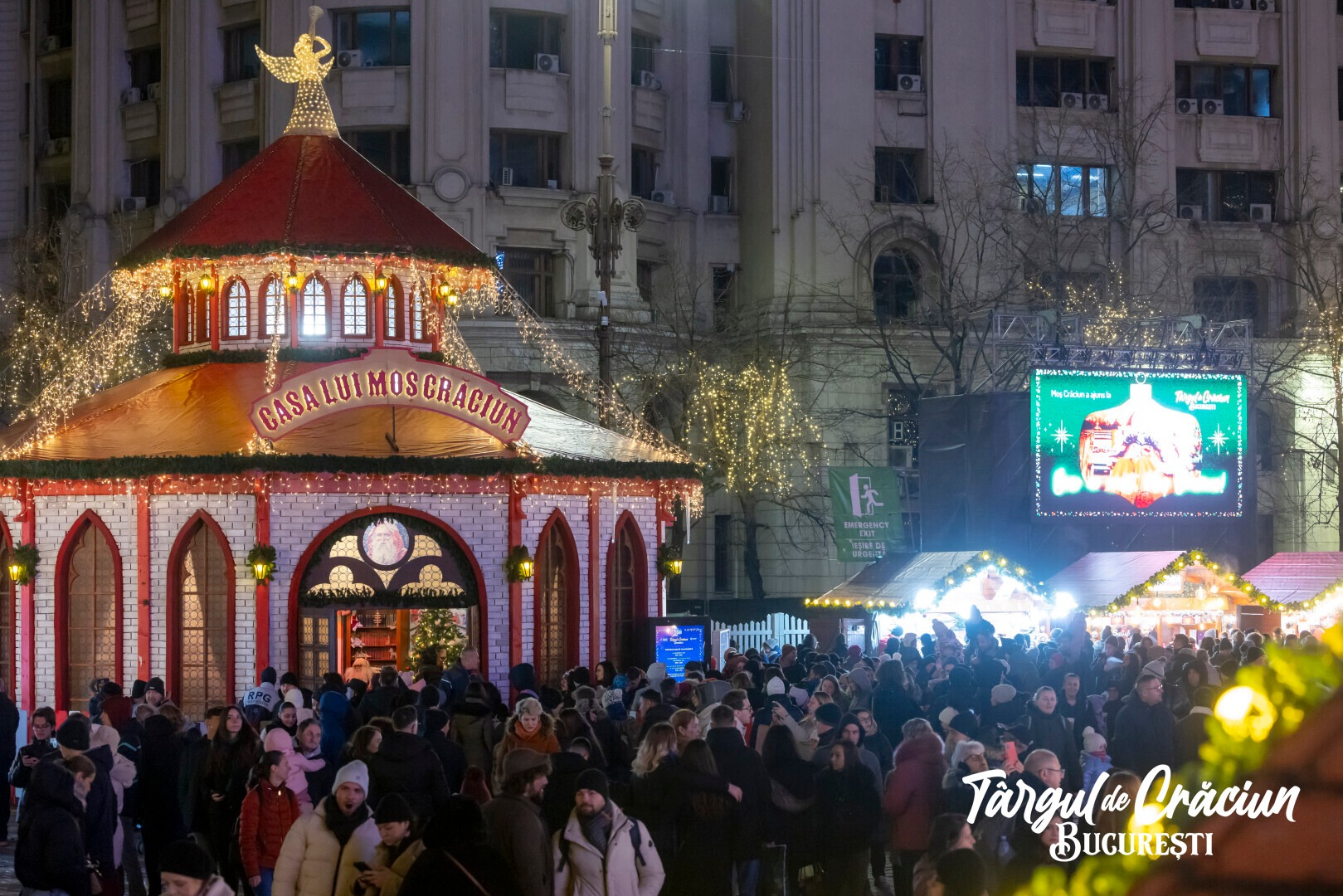 Târgul de Crăciun București 2025, Piața Constituției. Peste 120 de căsuțe, o roată panoramică și multe surprize + alte două târguri speciale la Universitate și Operă
