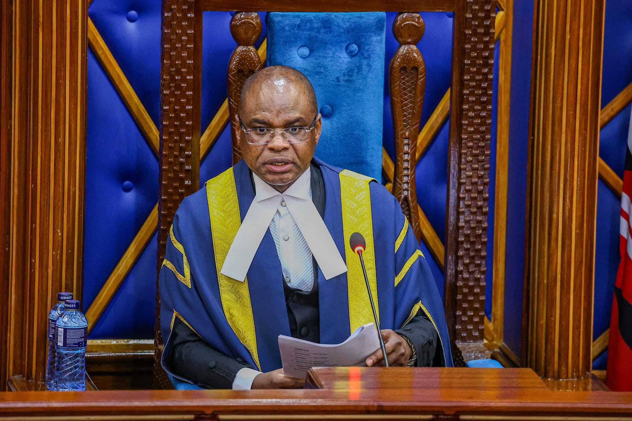 Senate Speaker Amason Kingi