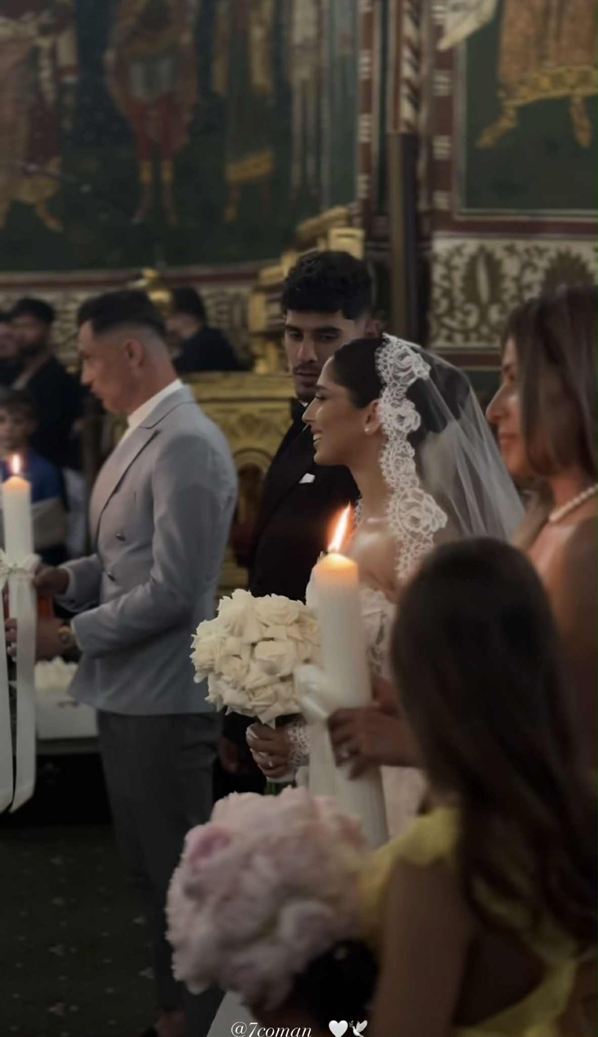 Imagini de la nunta lui Florinel Coman. Mirel Rădoi a fost naș, iar Gigi Becali s-a aflat printre invitați: „Mi-a adus 6 milioane de euro”