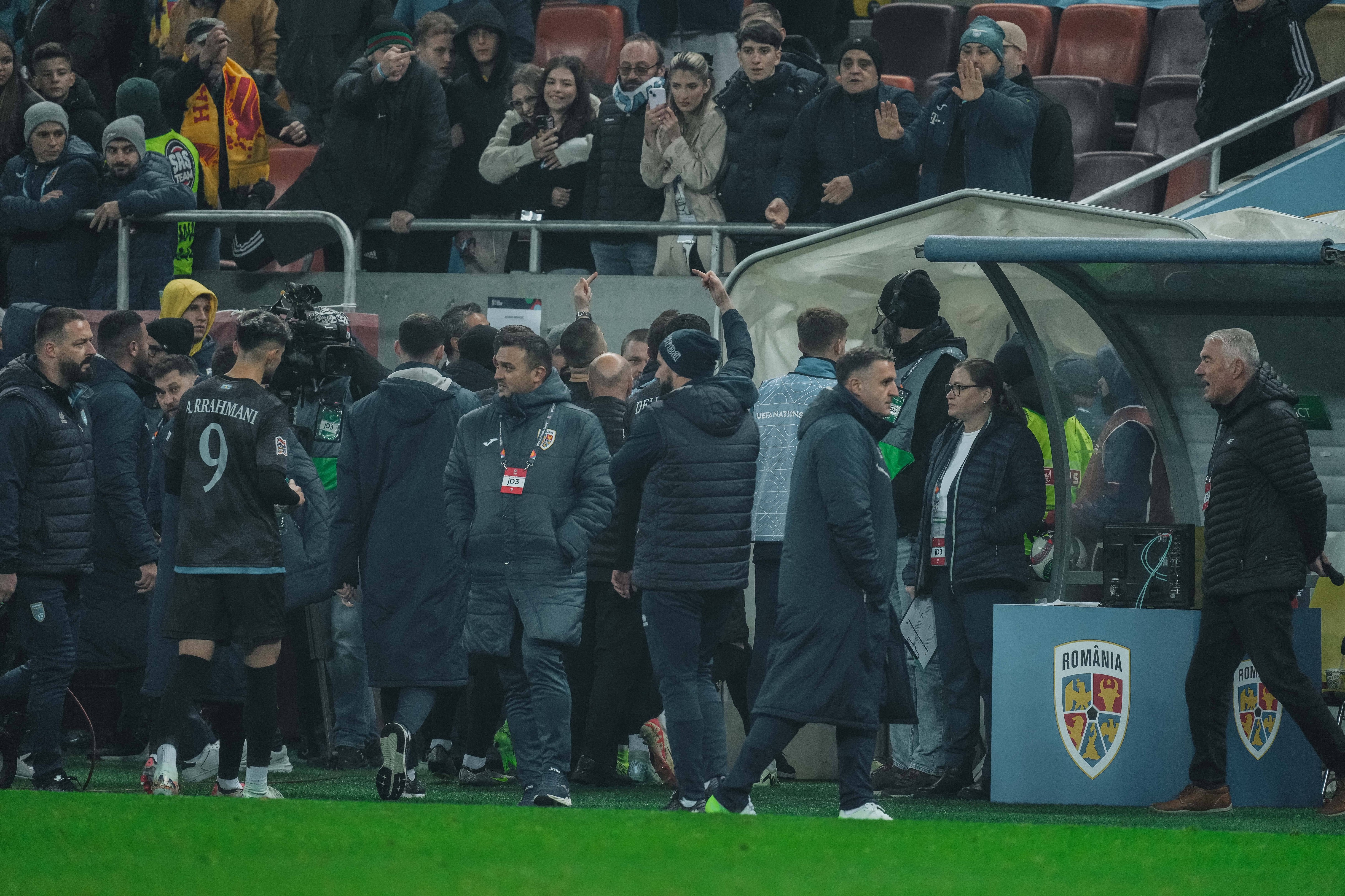 Amir Rrahmani e fotbalistul care a pornit scandalul în meciul România - Kosovo și și-a convins colegii să iasă de pe teren: „Arbitrul nu a vrut să asculte”