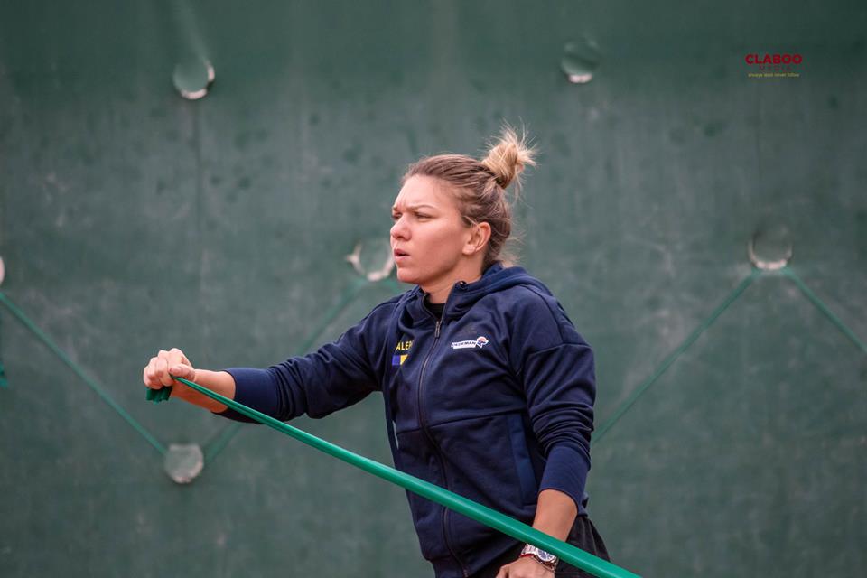 Simona Halep se pregătește cu zâmbetul pe buze pentru confruntarea cu Marea Britanie din Fed Cup | GALERIE FOTO&VIDEO