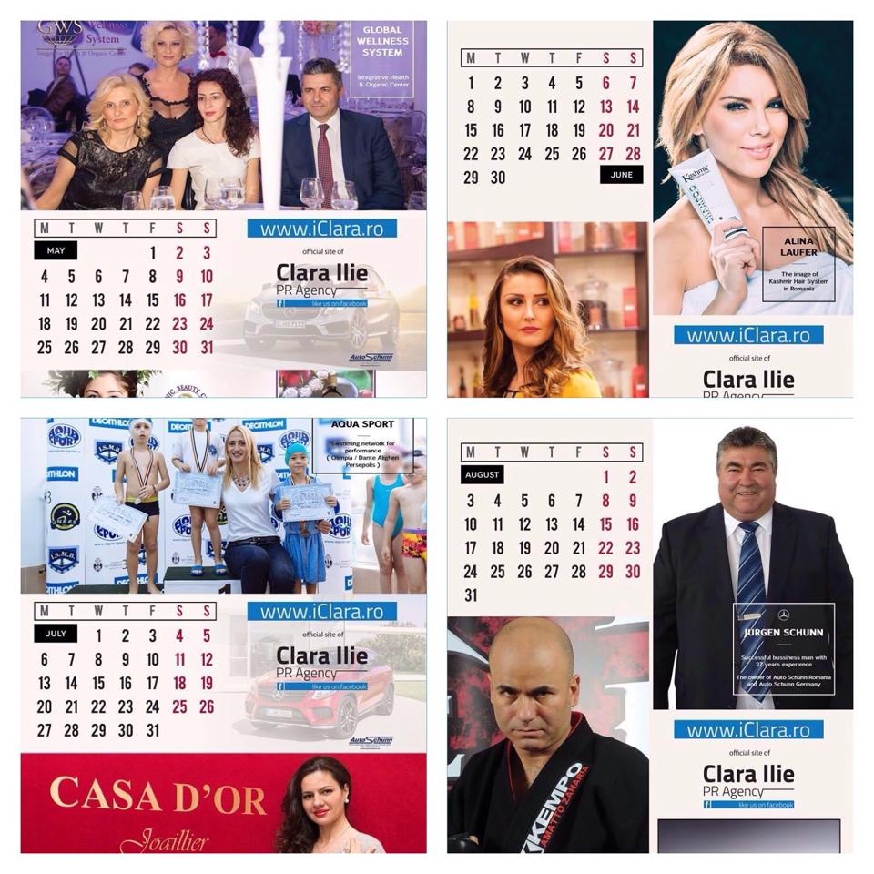Ce bine arată Mihai Leu după ce s-a vindecat de cancer. El, Cami Potec, Ruxandra Dragomir, Amatto Zaharia și Virgil Stănescu, vedete în calendarul iClara.ro 2015
