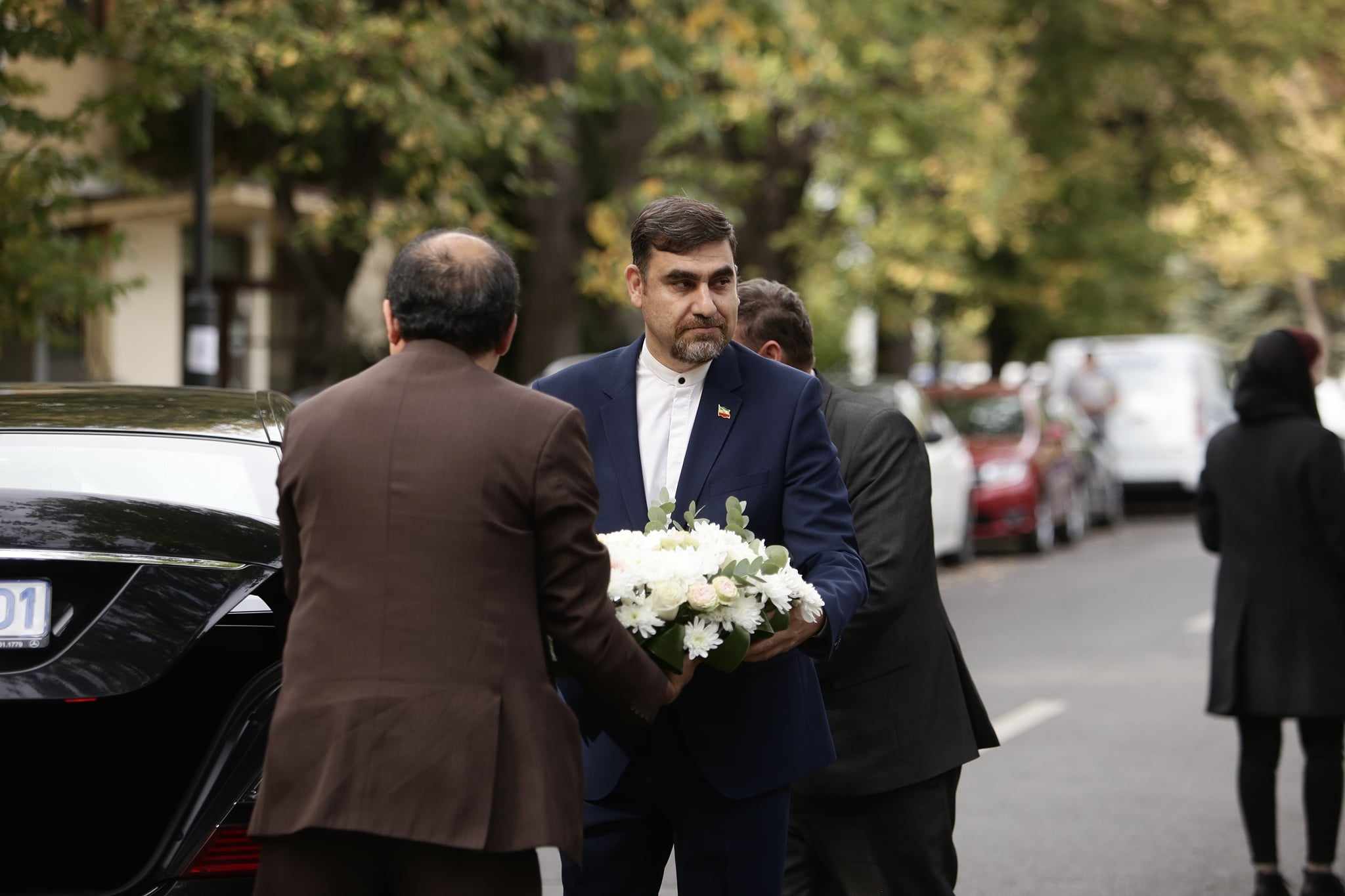 Reprezentanți diplomatici din circa 20 de state își exprimă solidaritatea cu poporul palestinian, la o manifestație în fața Ambasadei Palestinei la București