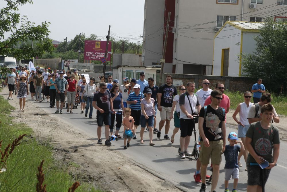 FOTO/ Protest în Prelungirea Ghencea. Este a 10-a acțiune de protest din ultimii 5 ani