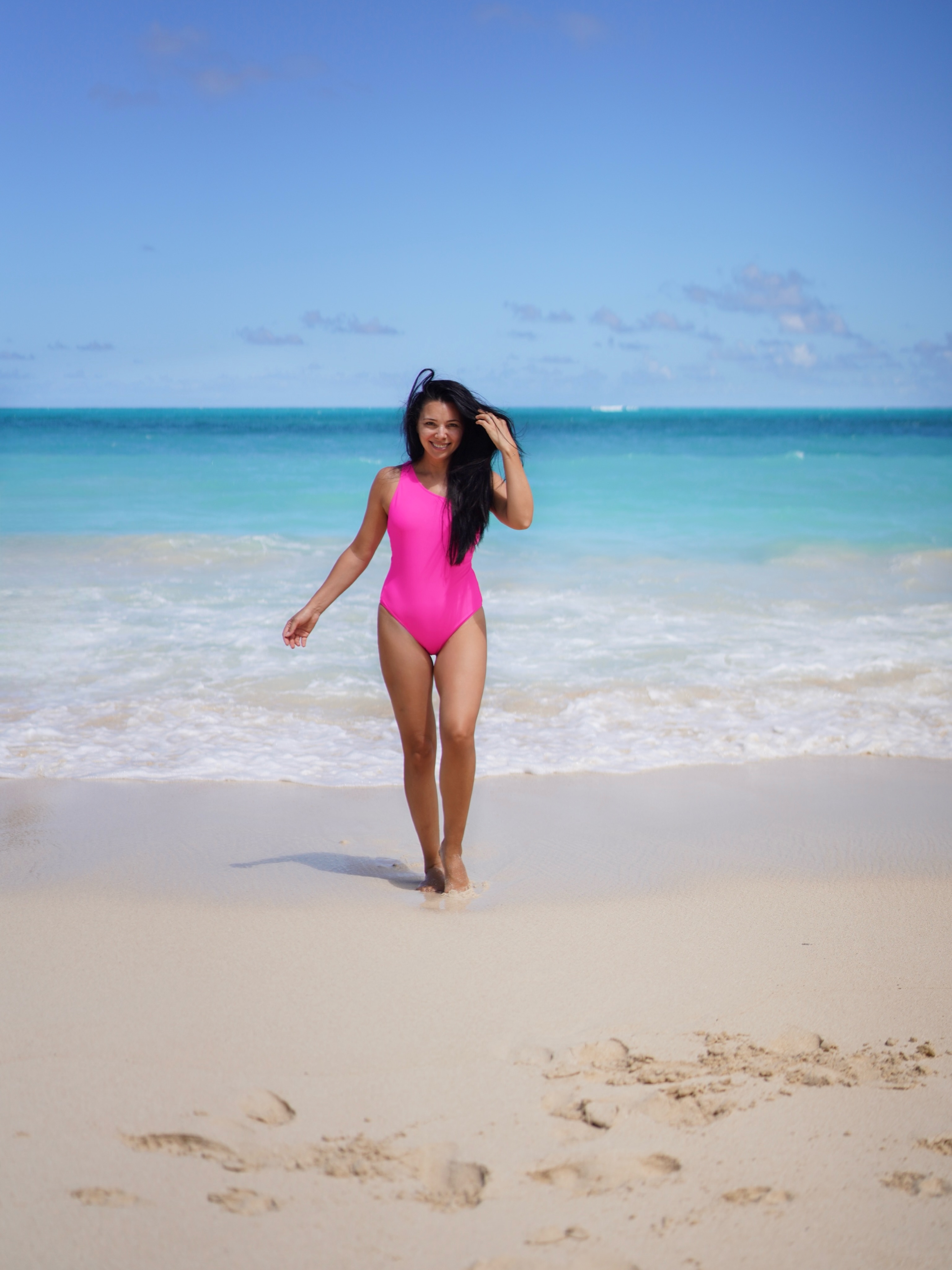 Corina Caragea în Hawaii (Honolulu - Waikiki)