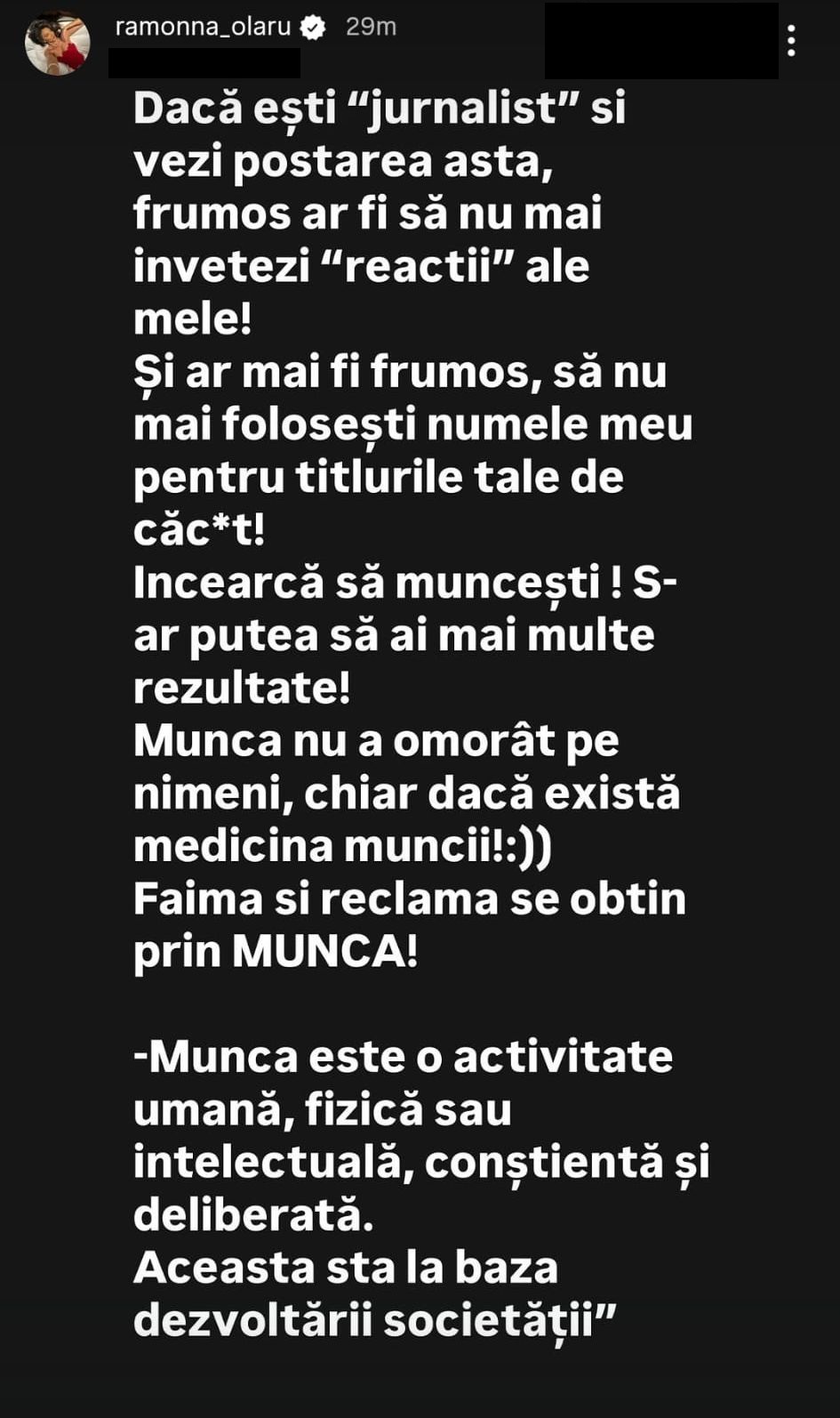 Ramona Olaru, în război cu jurnaliștii, după ce Steve Ant, fostul ei iubit, s-a afișat alături de Alina Oprea (Lena), fosta iubită a lui Cătălin Bordea