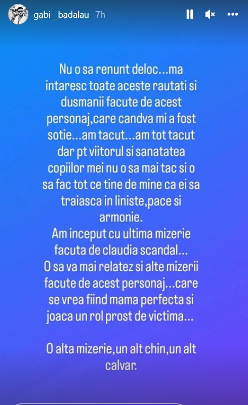 Gabi Bădălău și Claudia Pătrășcanu, din nou în conflict. Gestul făcut de artistă când omul de afaceri a venit să ia copiii