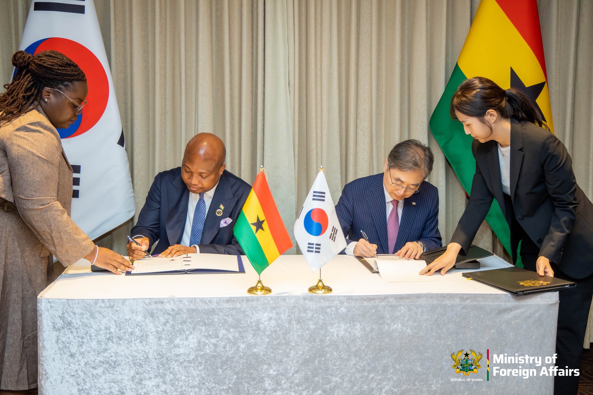 Ghana and South Korea sign first visa waiver agreement in nearly 50 years of diplomatic relations