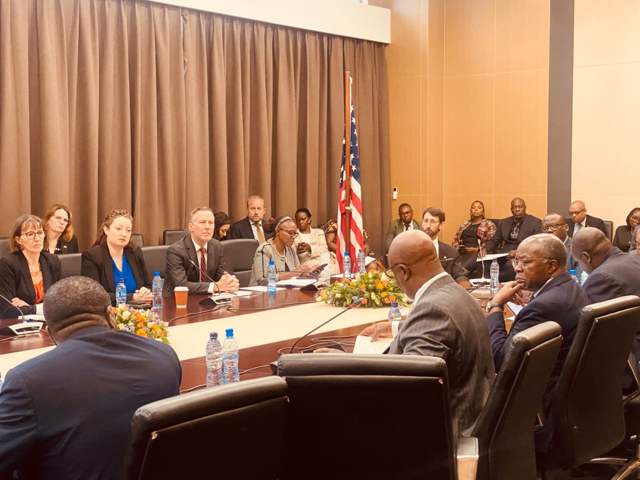 A high-level United States Government delegation visited Lusaka on November 17 [The Zambia Ministry of Health]