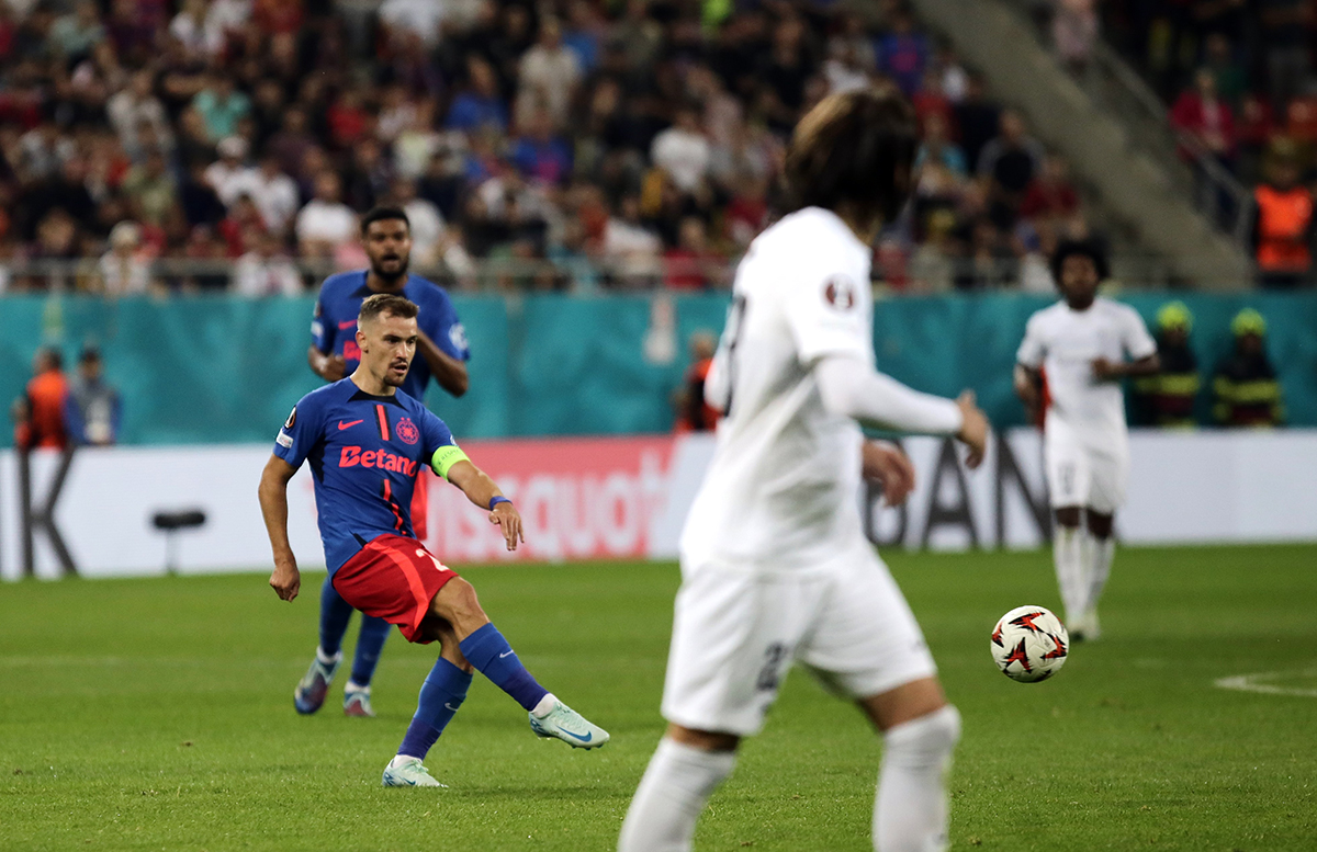 FCSB - Rigas FS 4-1. Principalele imagini de la victoria care i-a dus pe roș-albaștrii pe locul 2 în Europa League | GALERIE FOTO