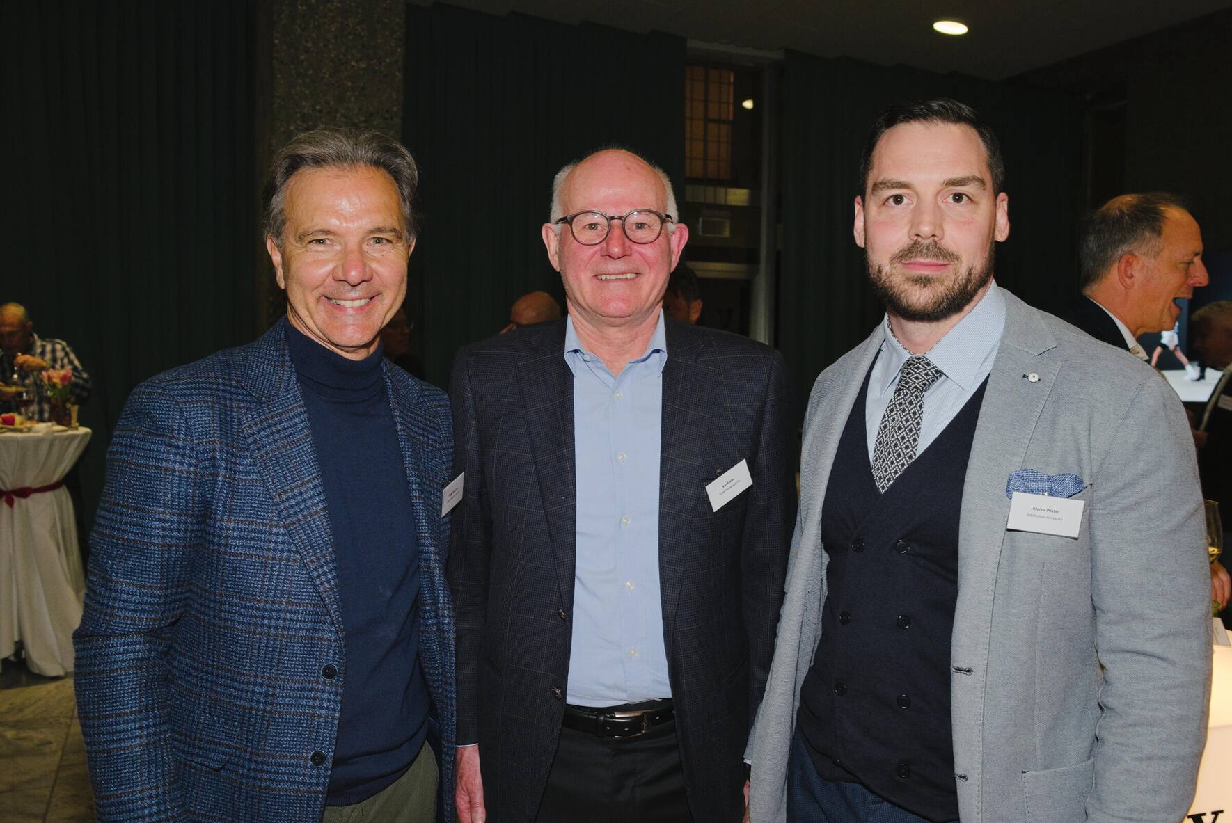 Roger Harlacher, Zweifel Chips & Snacks AG; Karl Enzuler, Enzler Reinigungen AG; Marco Pfister, Adisfaction-Annex AG