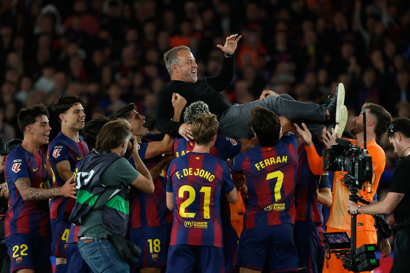 Barcelona este campioana Spaniei după victoria clară în fața marii rivale Real Madrid