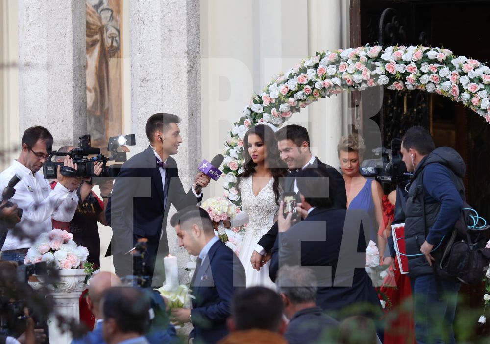 FOTO EXCLUSIV | Cum au arătat nașii lui Adrian Mutu și ai Sandrei. Apariție rară a soției lui Cosmin Contra