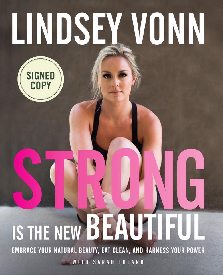 Schioarea Lindsey Vonn a pozat nud pentru a-şi promova noua carte