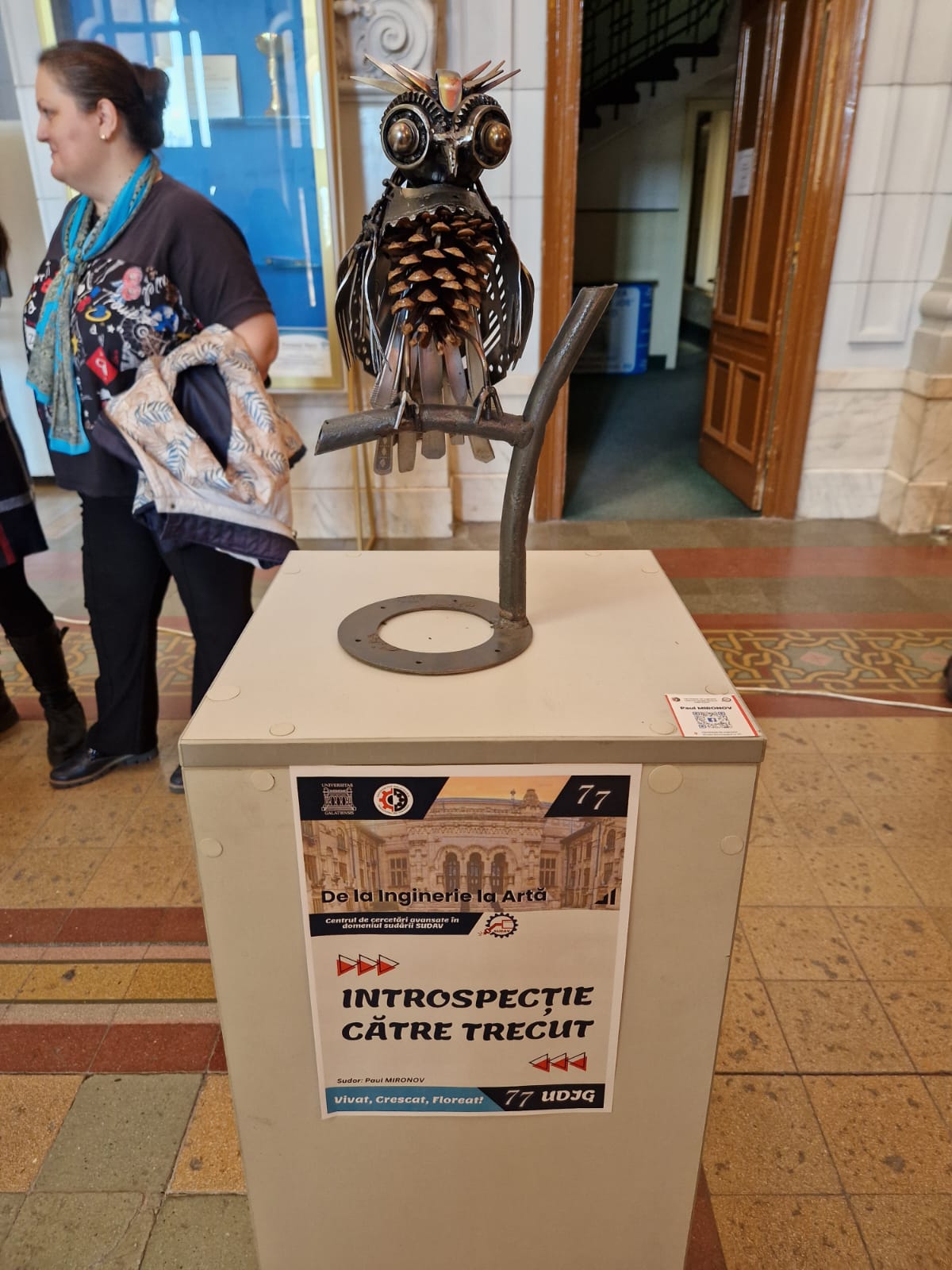 Povestea expoziției surprinzătoare din Galați „De la inginerie la artă”, care îmbină creativitatea cu sculptura 