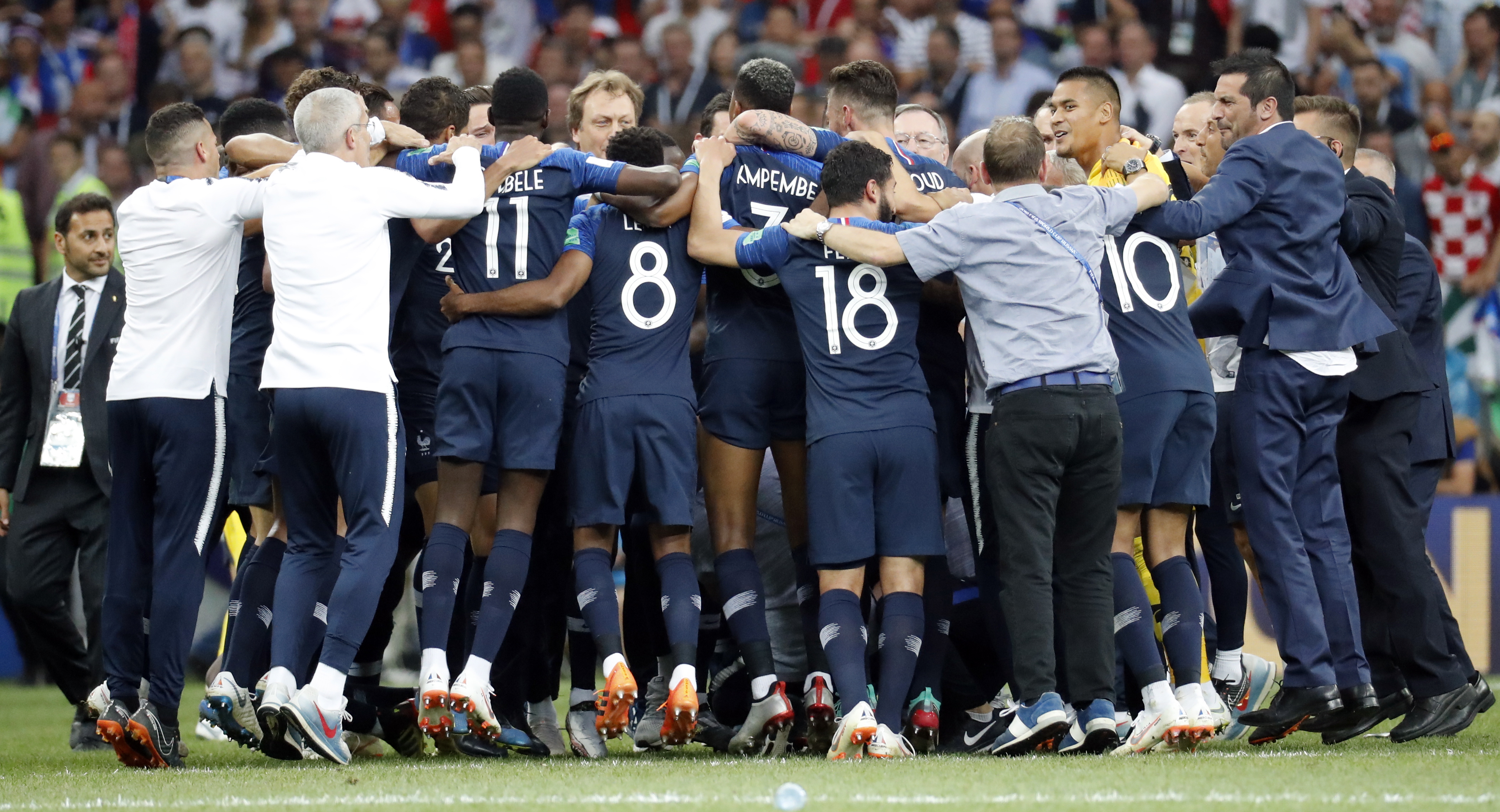 Franța - Croația 4-2, finala Campionatului Mondial de fotbal Rusia 2018. Franța a luat titlul mondial după o finală superbă. ”Cocoșii” s-au impus din nou după 20 de ani | FOTO&VIDEO