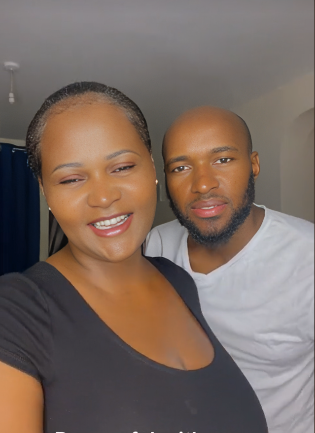 A screenshot of TikToker Milly with her ex partner Zac 'daddy'