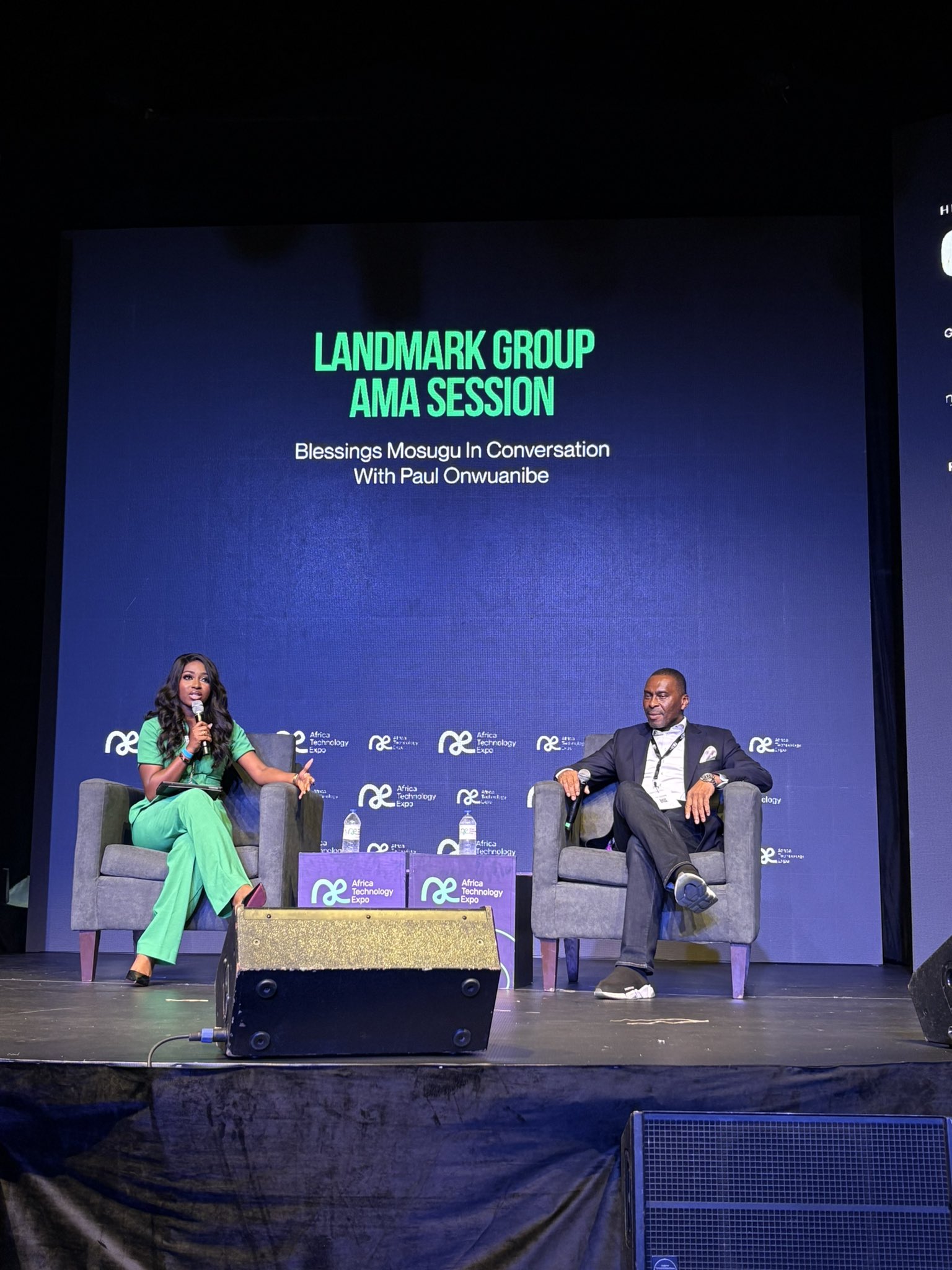 Paul Onwuanibe at the Africa Tech Expo