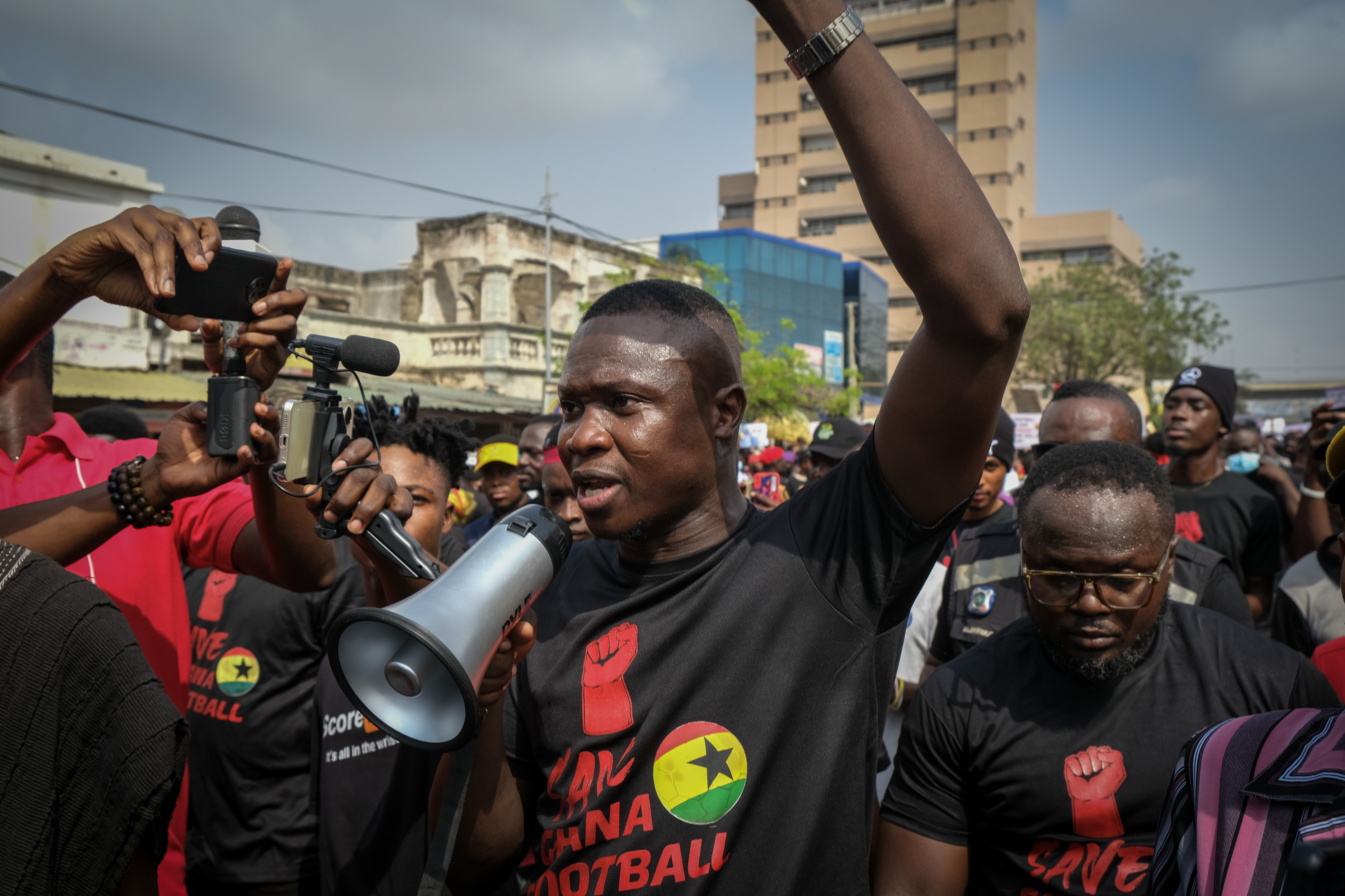 #SaveGhanaFootball-protest