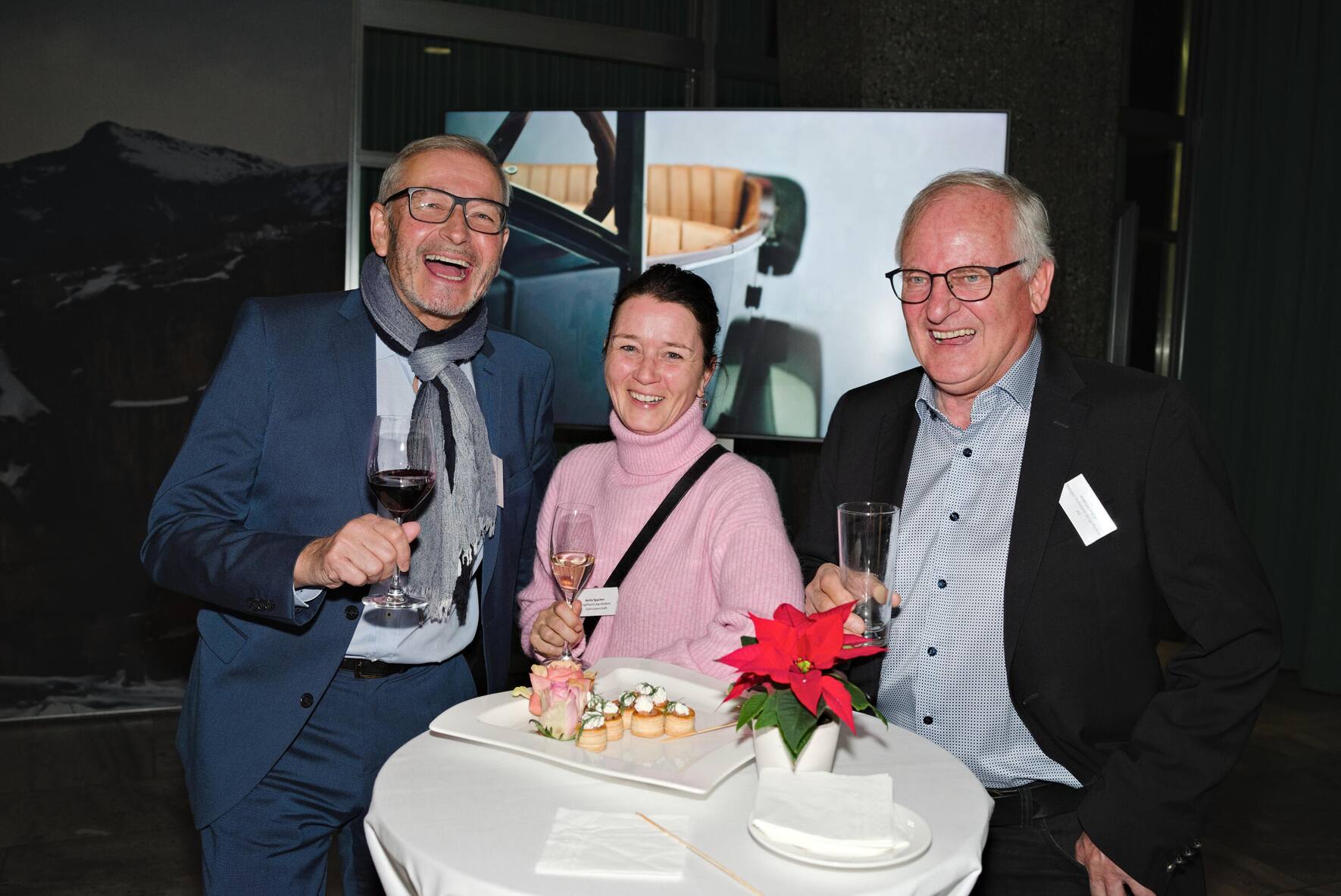 Alfred Hubli, Brita Wasser-Filter-Systeme AG; Anita Spycher, TopPharm Apotheken Genossenschaft; Andreas Meier, Metzger Rottmann BÃ¼rge Partner AG