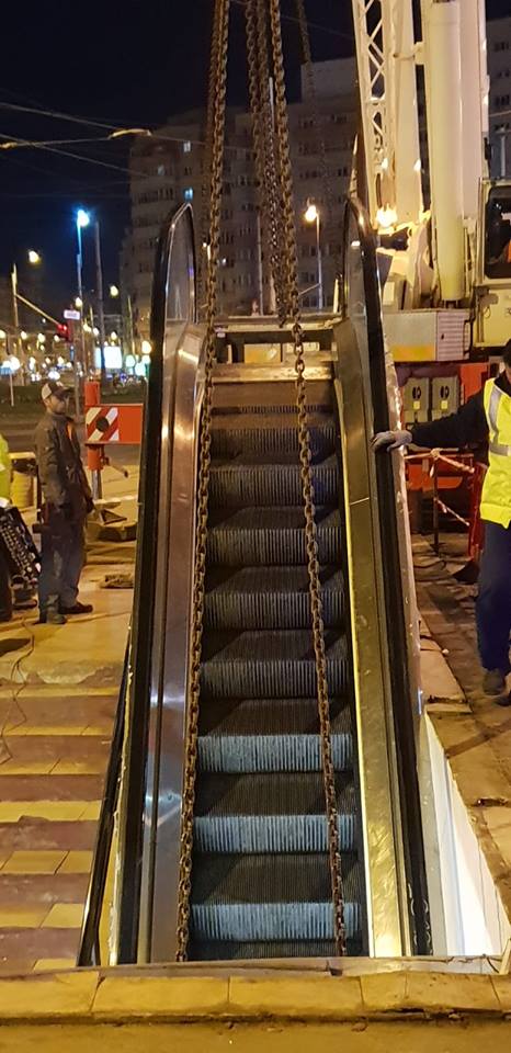 Se schimbă scările rulante din Pasajul Obor. ADP Sector 2: "Se defectau foarte des"