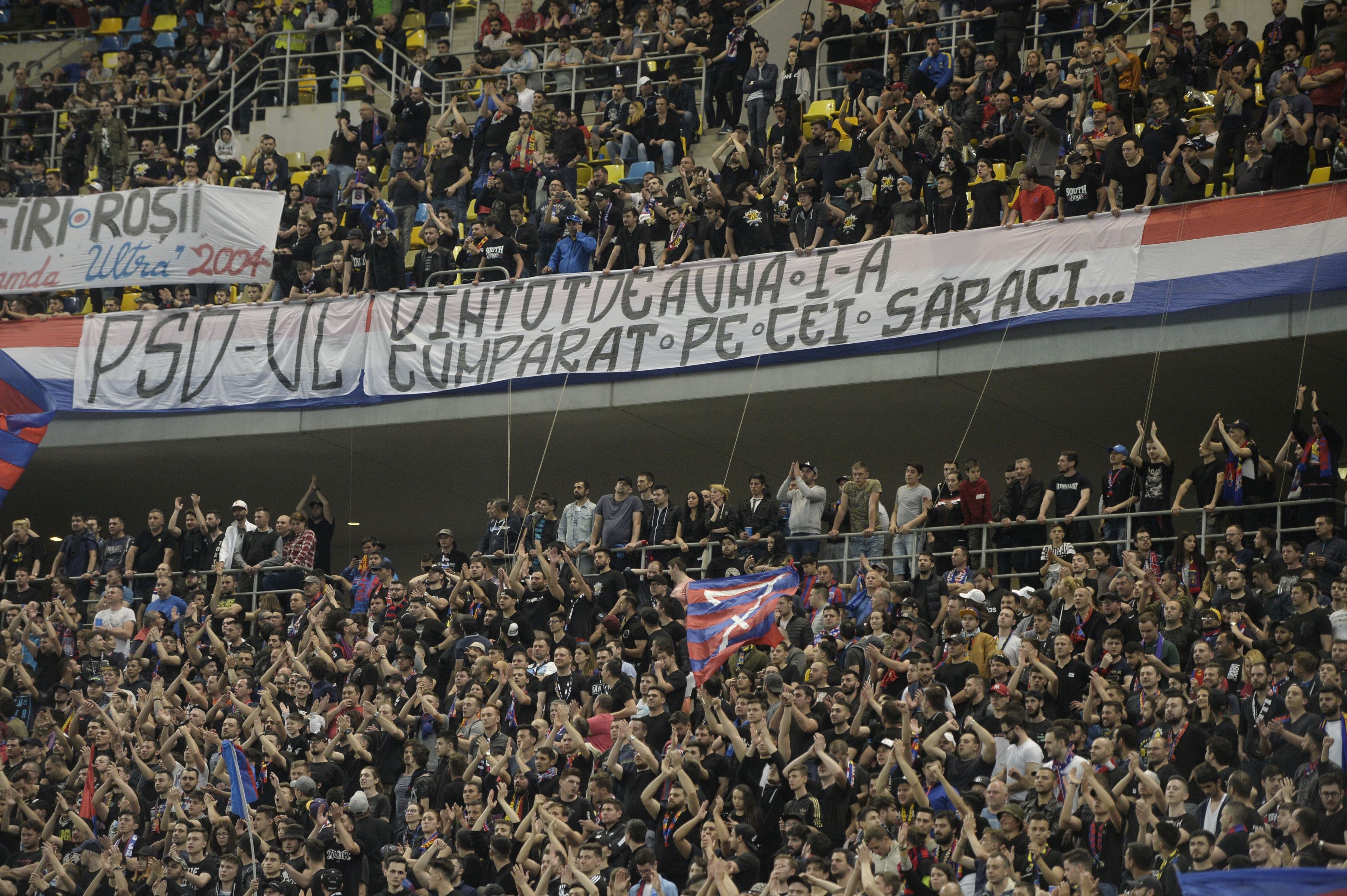 Câți suporteri au fost reținuți de Jandarmerie după meciul Steaua - Rapid: ”Sancțiuni pentru peste 50 de persoane” / GALERIE FOTO
