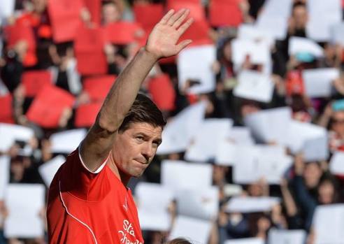 Momente emoționante la retragerea lui Steven Gerrard! / GALERIE FOTO